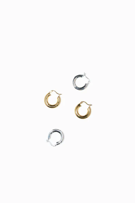 DICIANOVE HOOP EARRINGS made by Studio