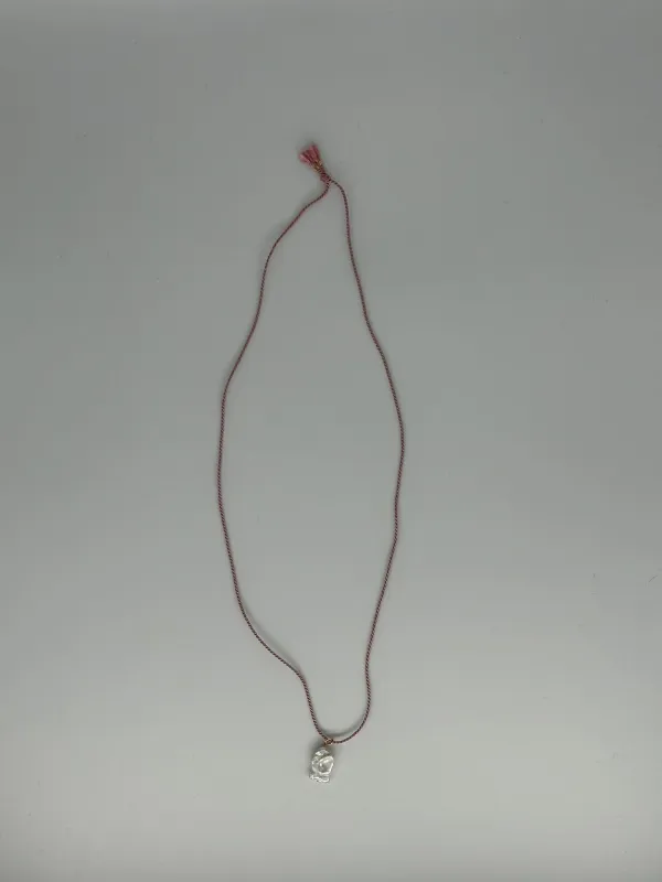 SAMPLE SALE SATIN CORD WITH PEARL FISH made by Labro