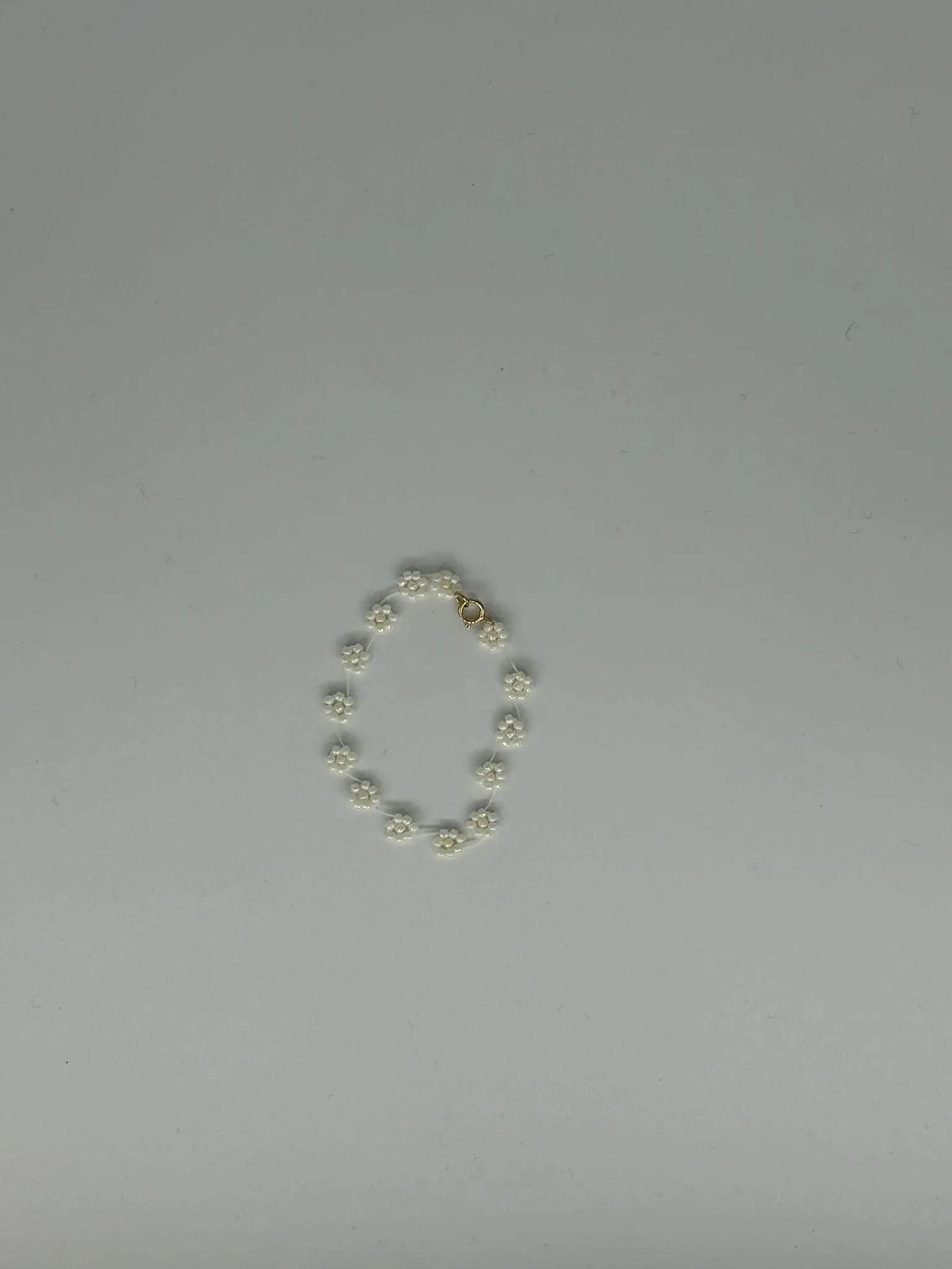 SAMPLE SALE FIORI BRACELET WHITE 14CM sold by Labro
