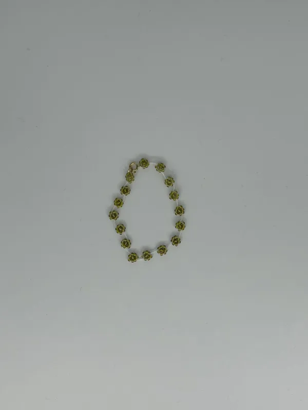 SAMPLE SALE FIORI BRACELET GREEN made by Labro