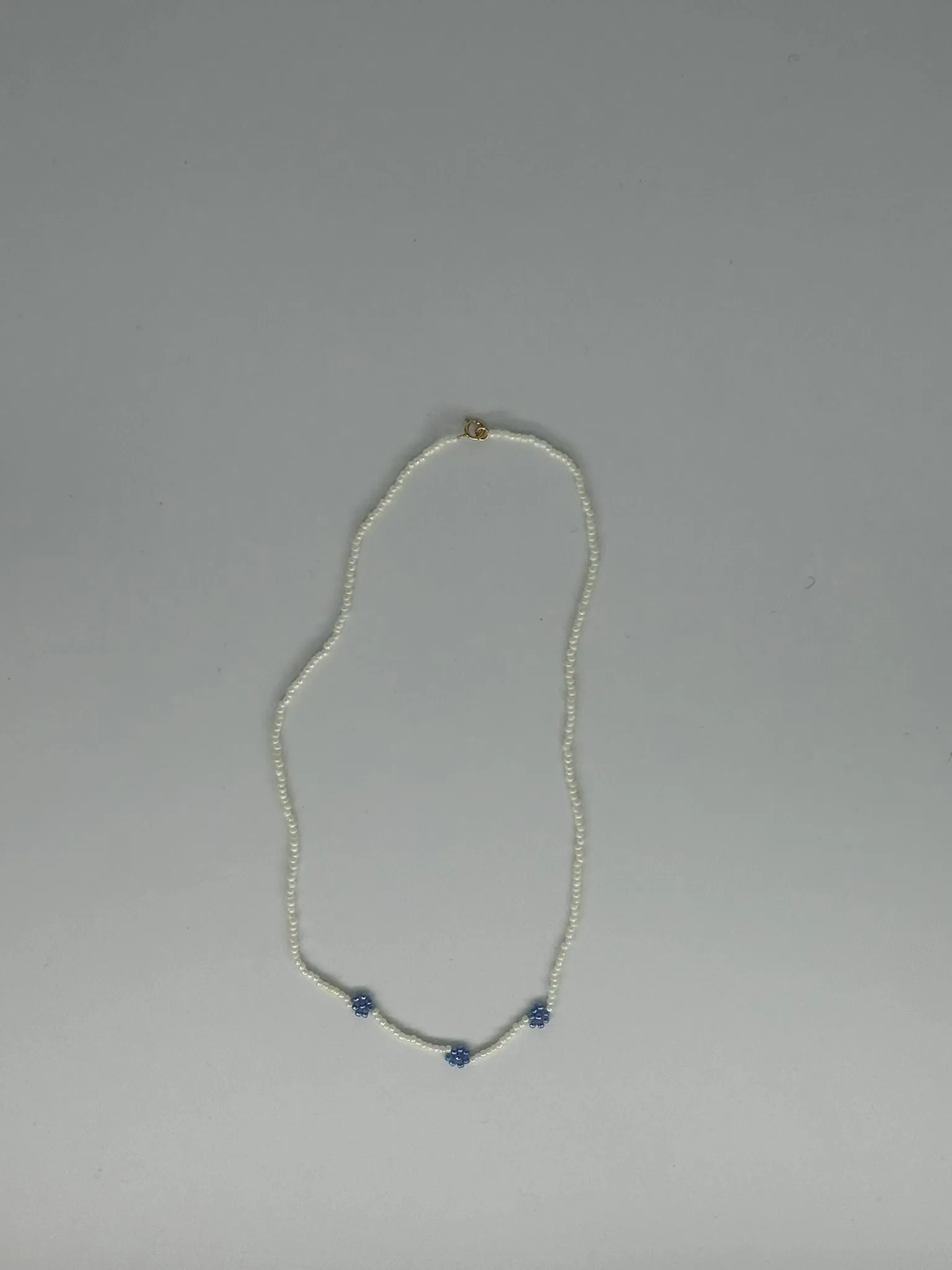 SAMPLE SALE - FIORI NECKLACE PARASOL BLUE sold by Labro