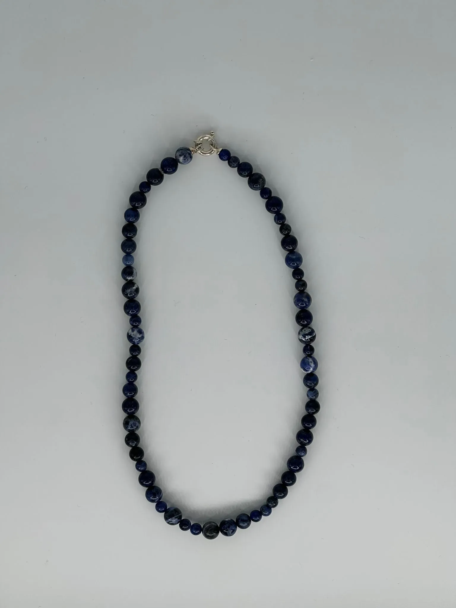 SAMPLE SALE JADE BLUE NECKLACE 50CM sold by Labro