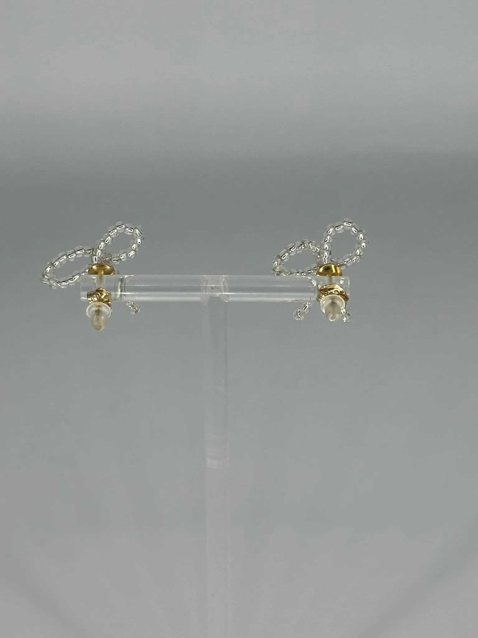 SAMPLE SALE PICCOLO BOW EARRING SILVER sold by Labro product image thumbnail 2