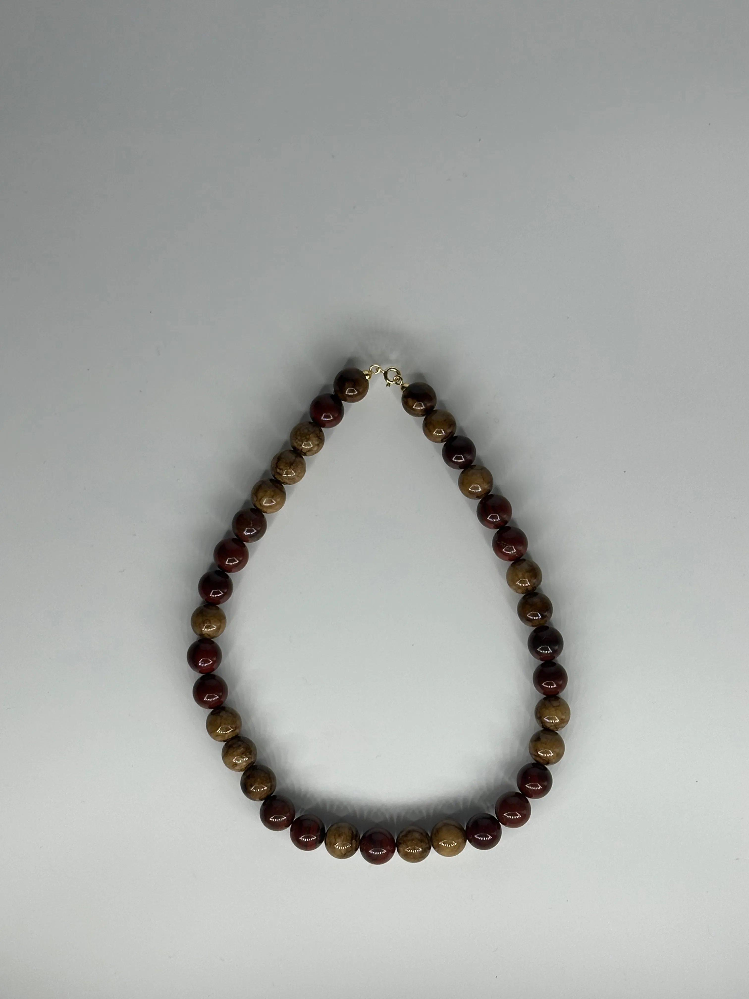 SAMPLE SALE NECKLACE BROWN CERAMIC 42CM sold by Labro product image thumbnail 2