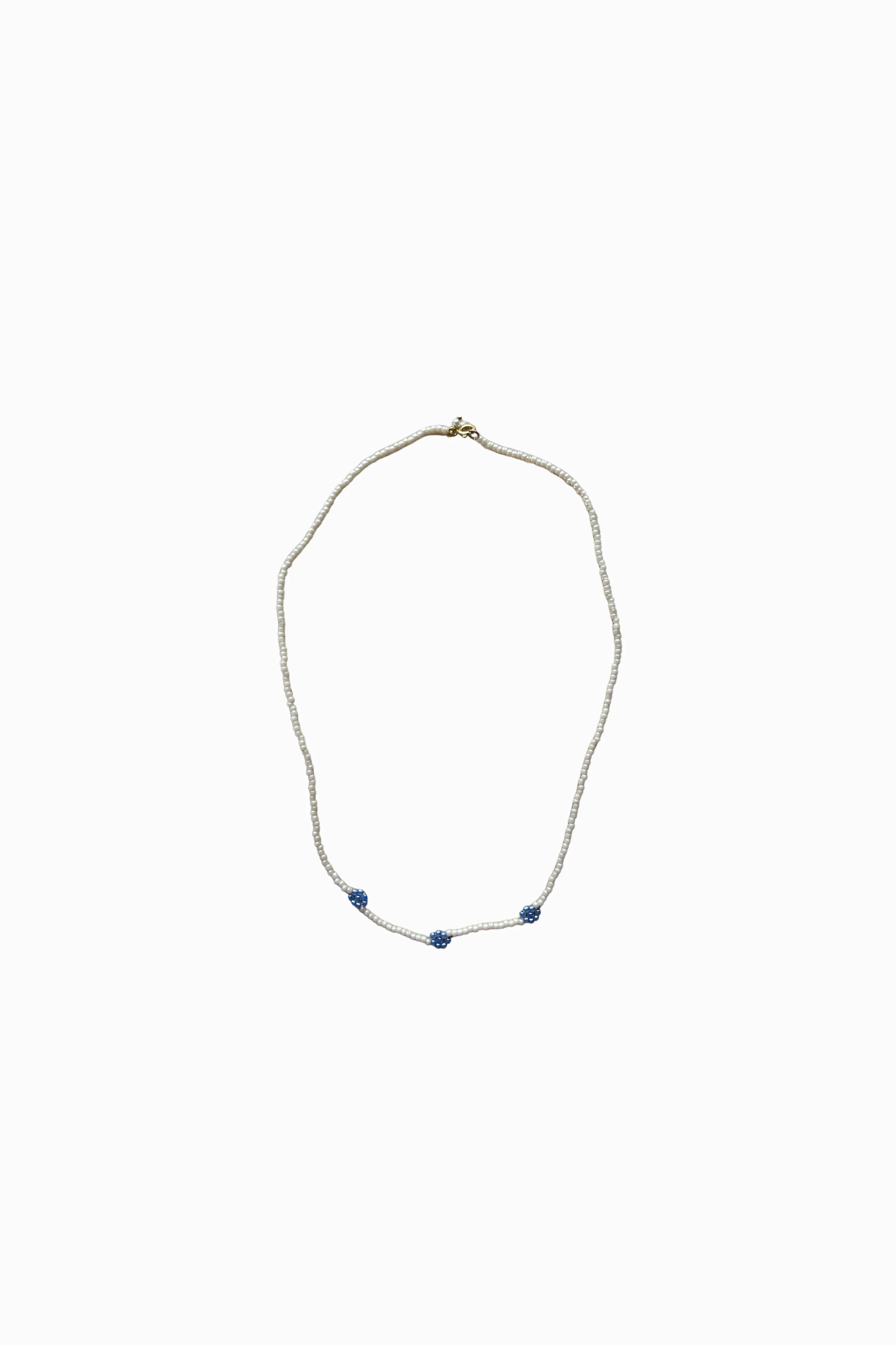 FIORI NECKLACE - PARASOL BLUE sold by Labro