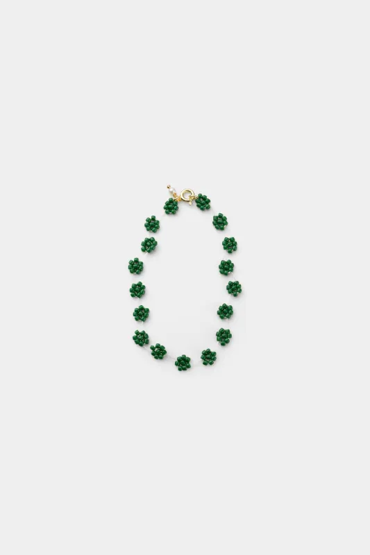 FIORI BRACELET - DARK GREEN made by Labro