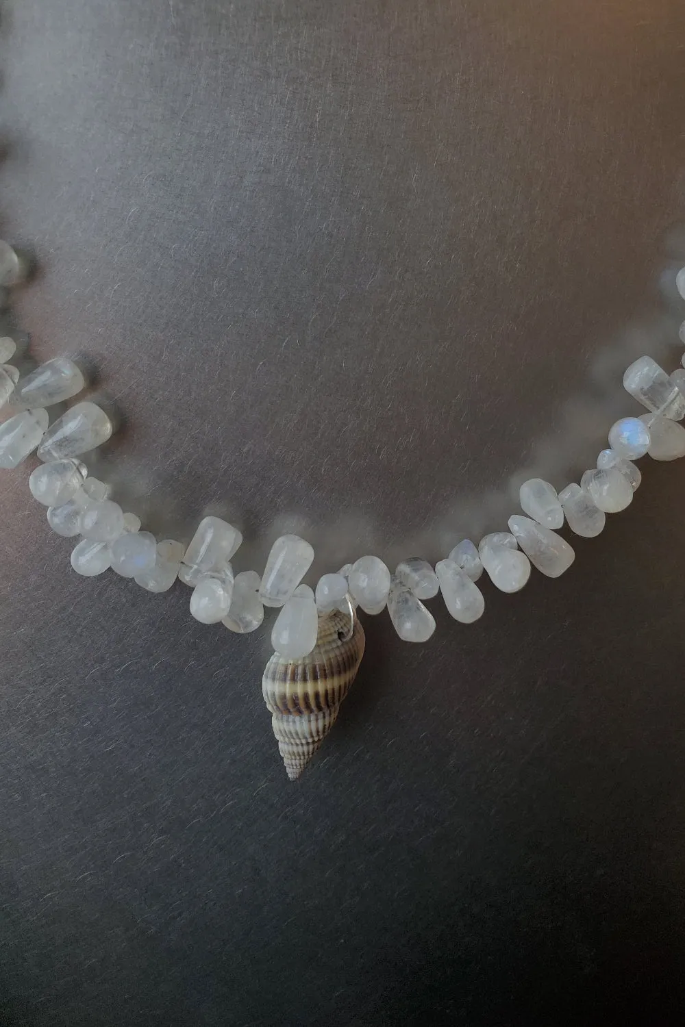 Rainbow Moonstone and Shell Choker sold by NOMIA product image thumbnail 2