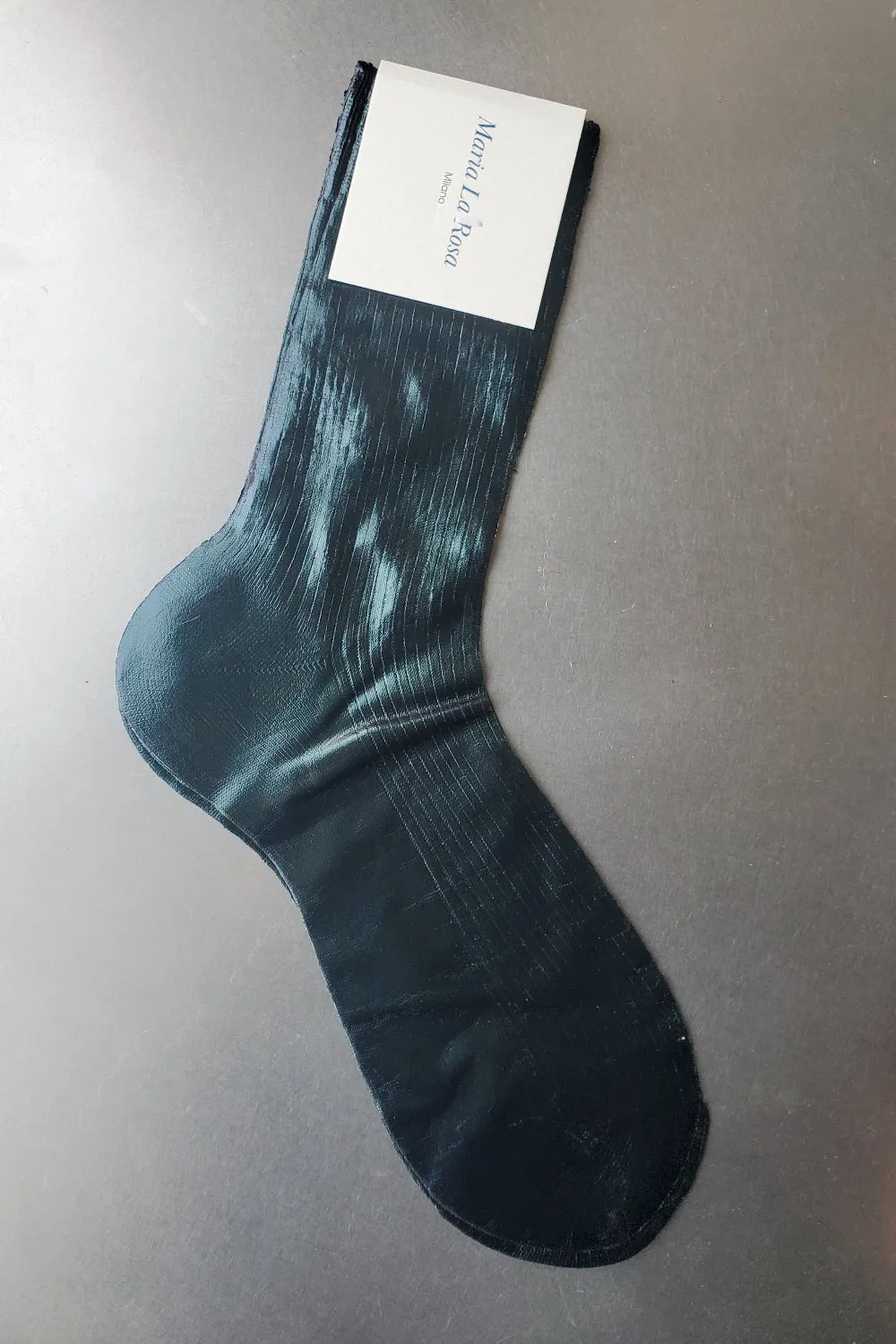 Maria La Rosa - Laminated Calf Socks sold by NOMIA