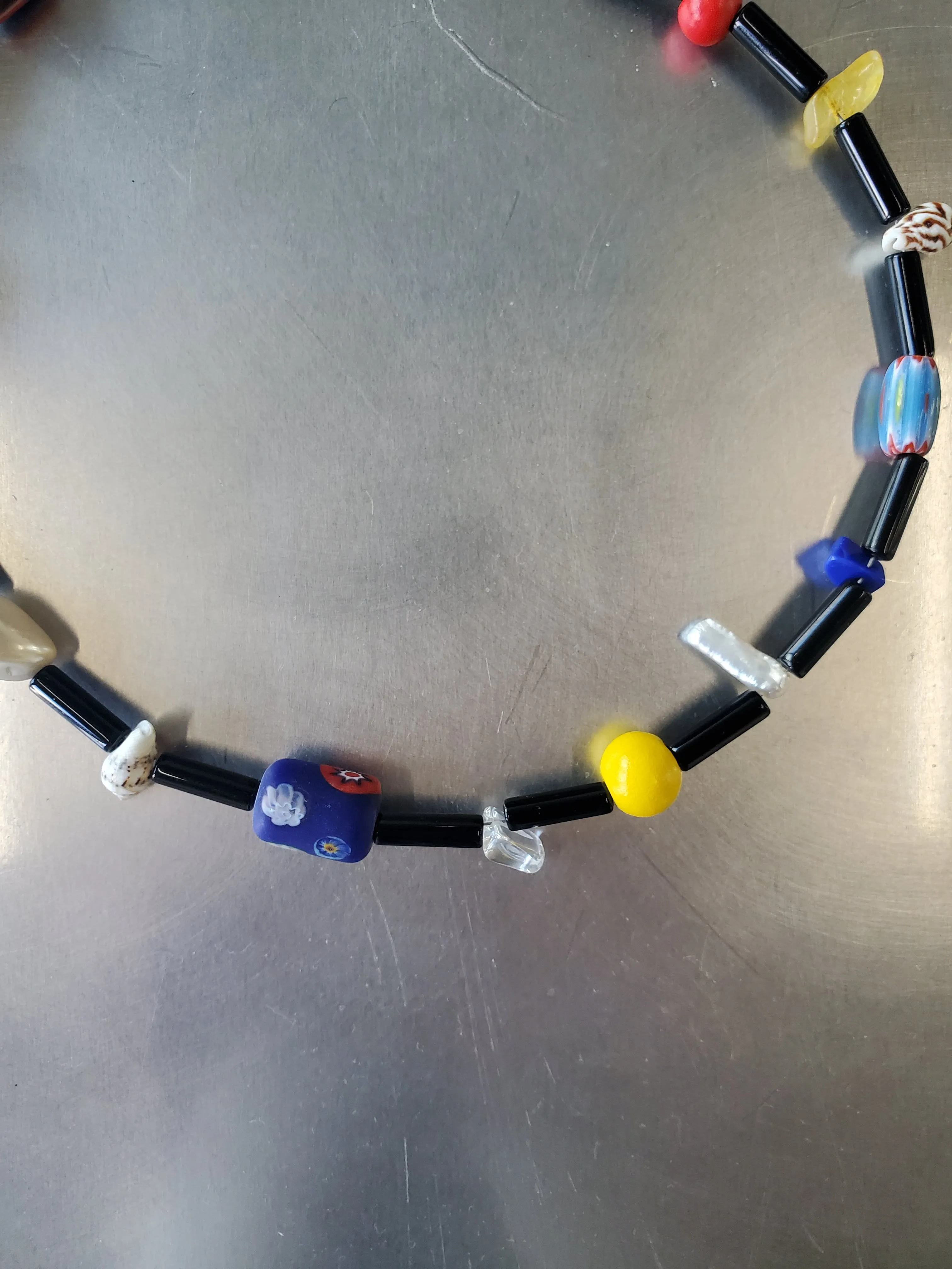 Confetti Onyx Choker - Black Multicolor sold by NOMIA product image thumbnail 2
