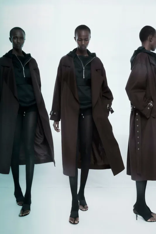 Cropped Hooded Anorak - Black made by NOMIA