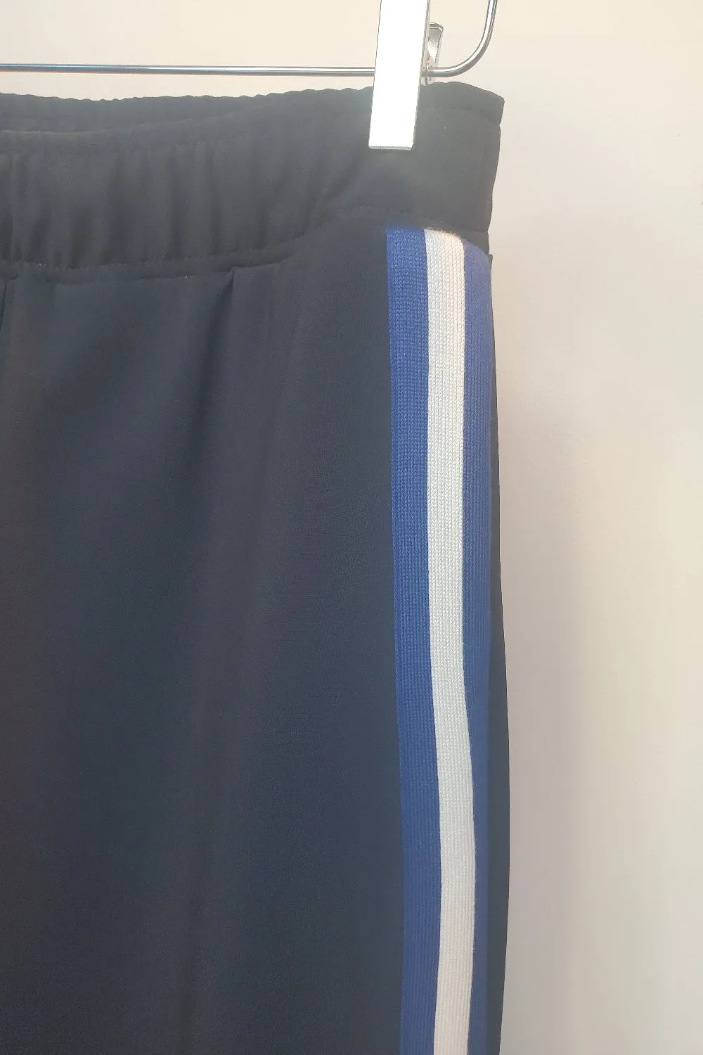 Track Pants - Black with Blue/ White Stripe sold by NOMIA product image thumbnail 2