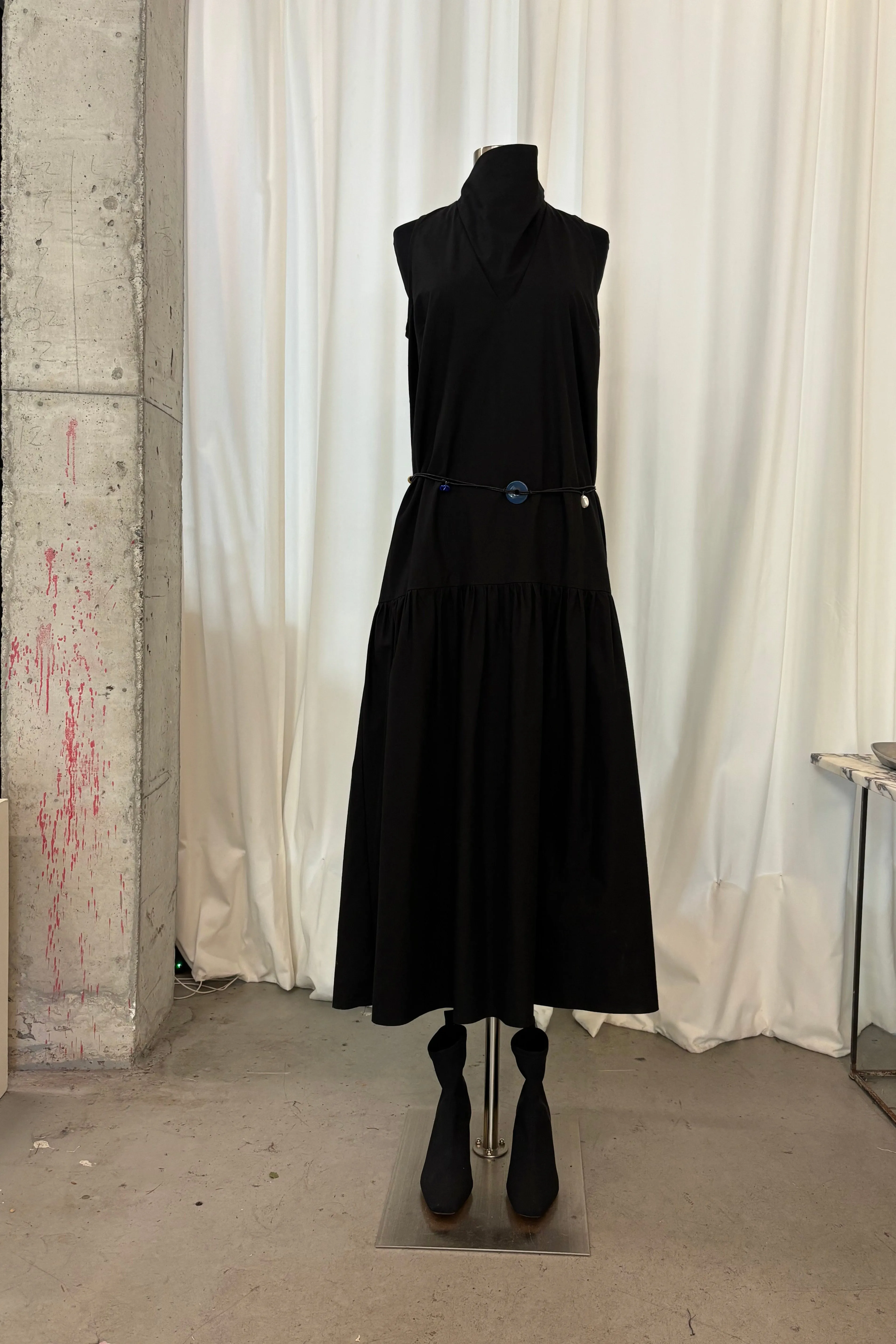 Cowl Neck Dress in Black sold by NOMIA product image thumbnail 3