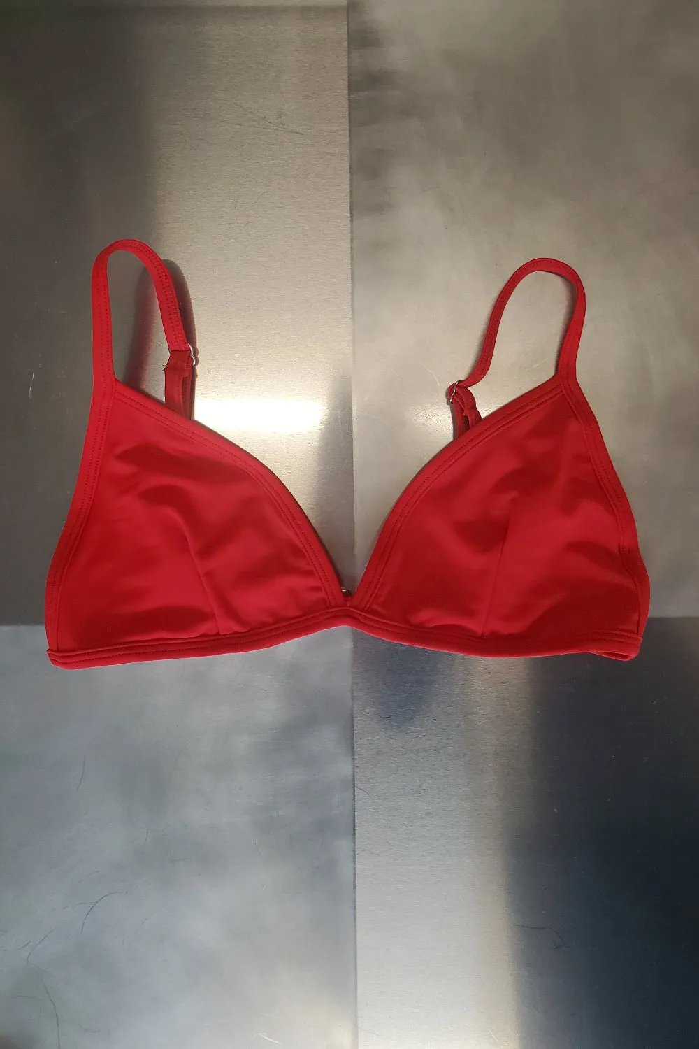 Calomel - Kuka Bikini Top - Red sold by NOMIA
