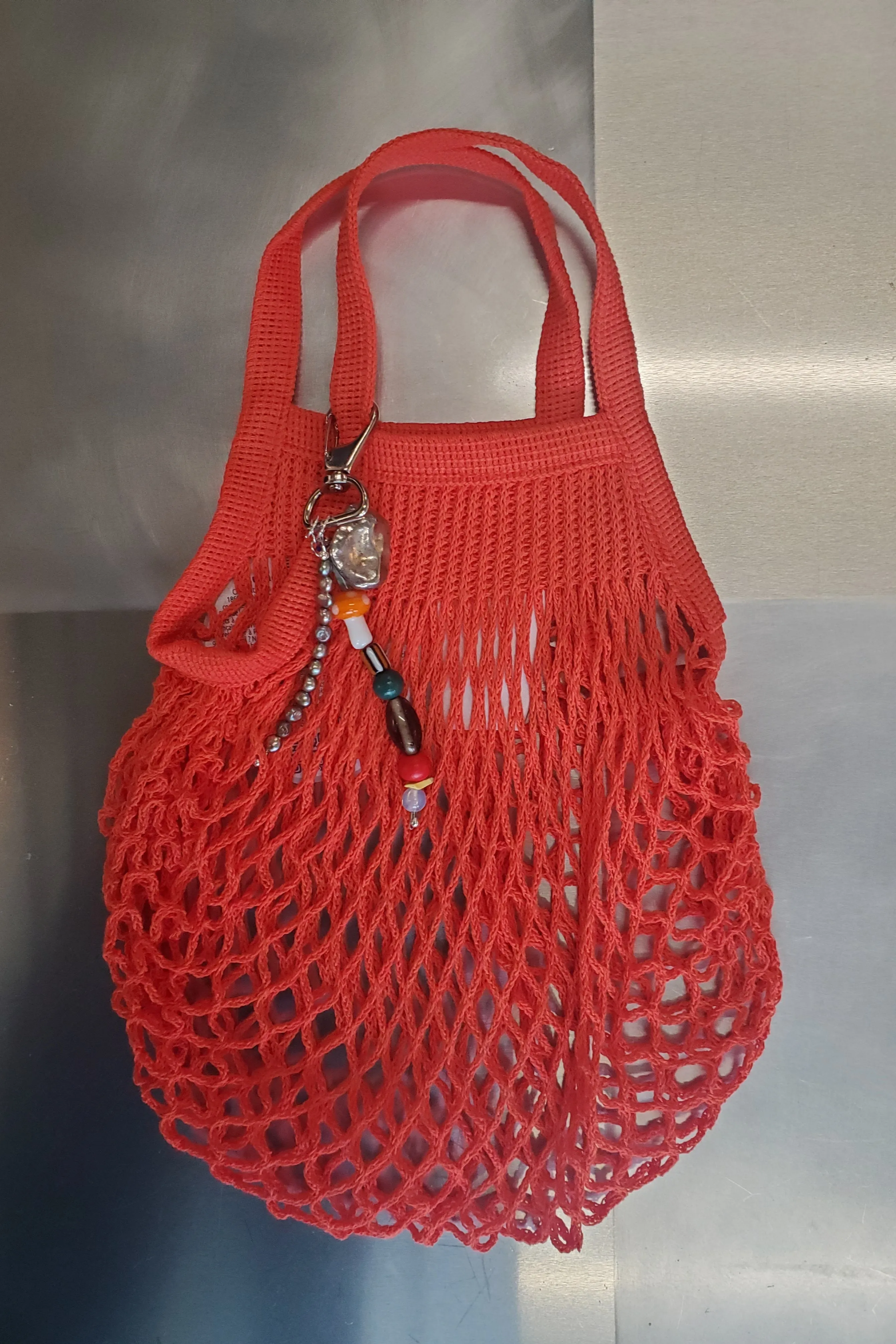 Shopping Net Mini Size - Coral Red sold by NOMIA