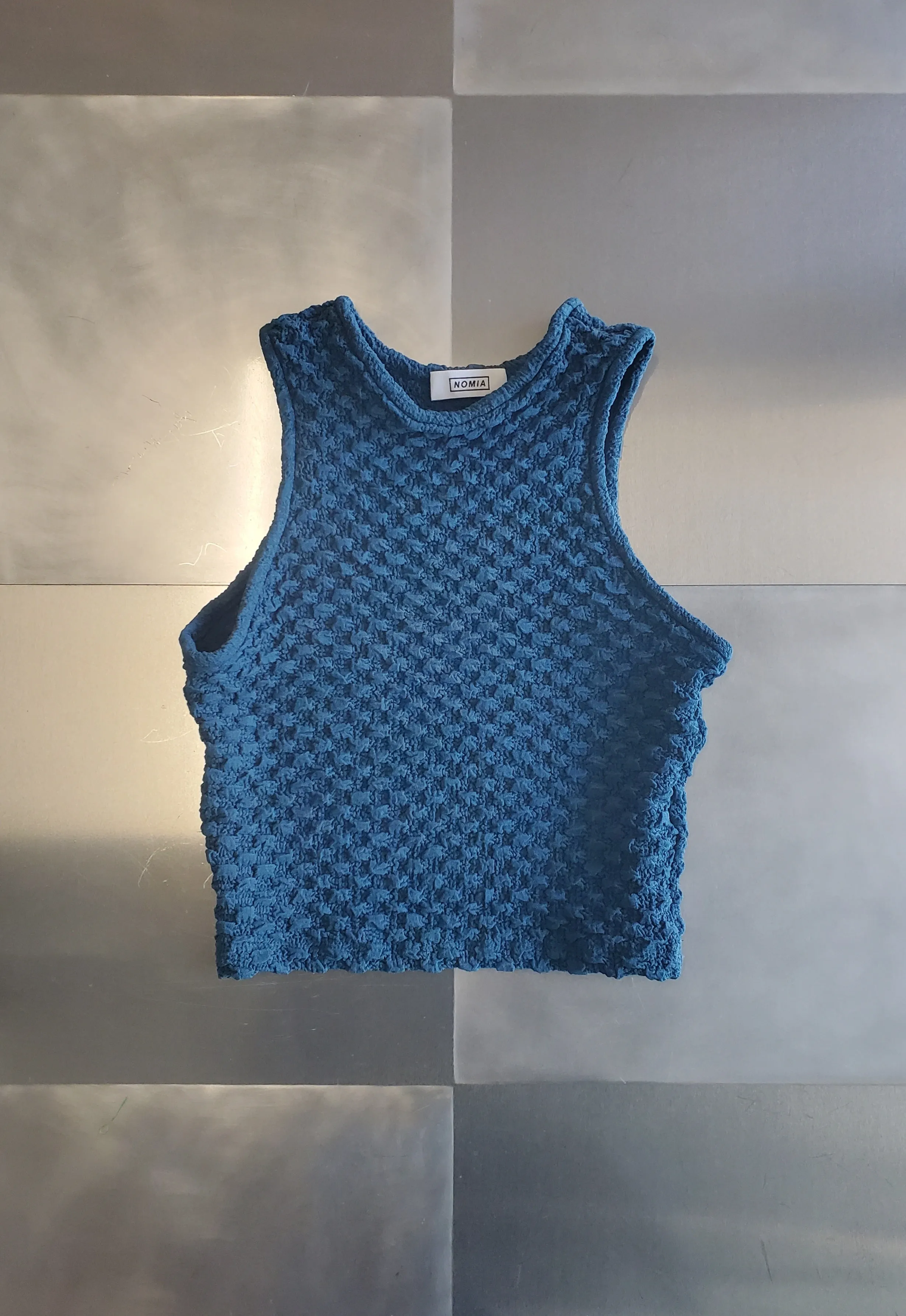 Cropped Racerback Top - Petrol sold by NOMIA