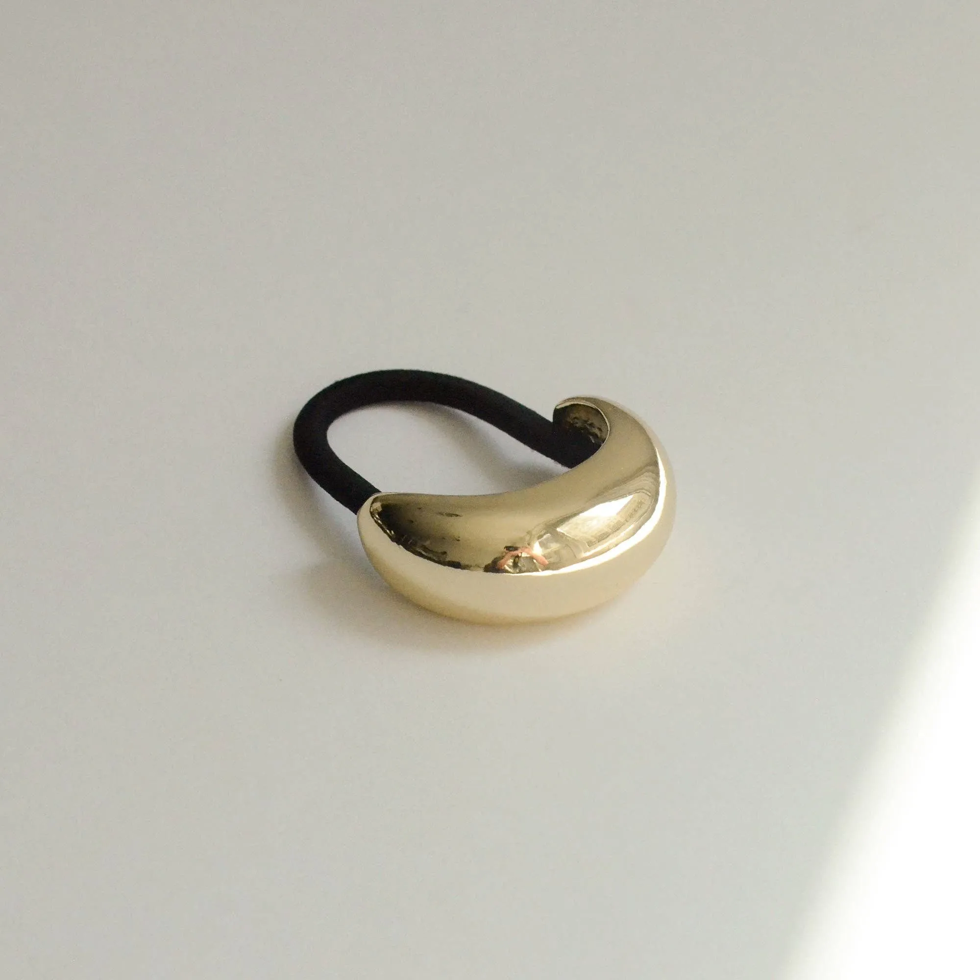 Narrow Crescent Metal Cuff Hair Tie | Gold sold by NOMIA product image thumbnail 3