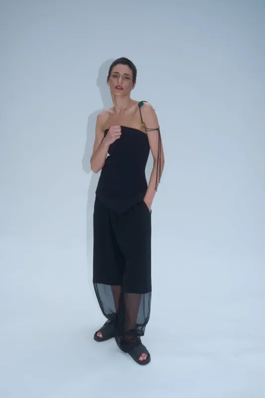 Strapless Bustier - Black made by NOMIA