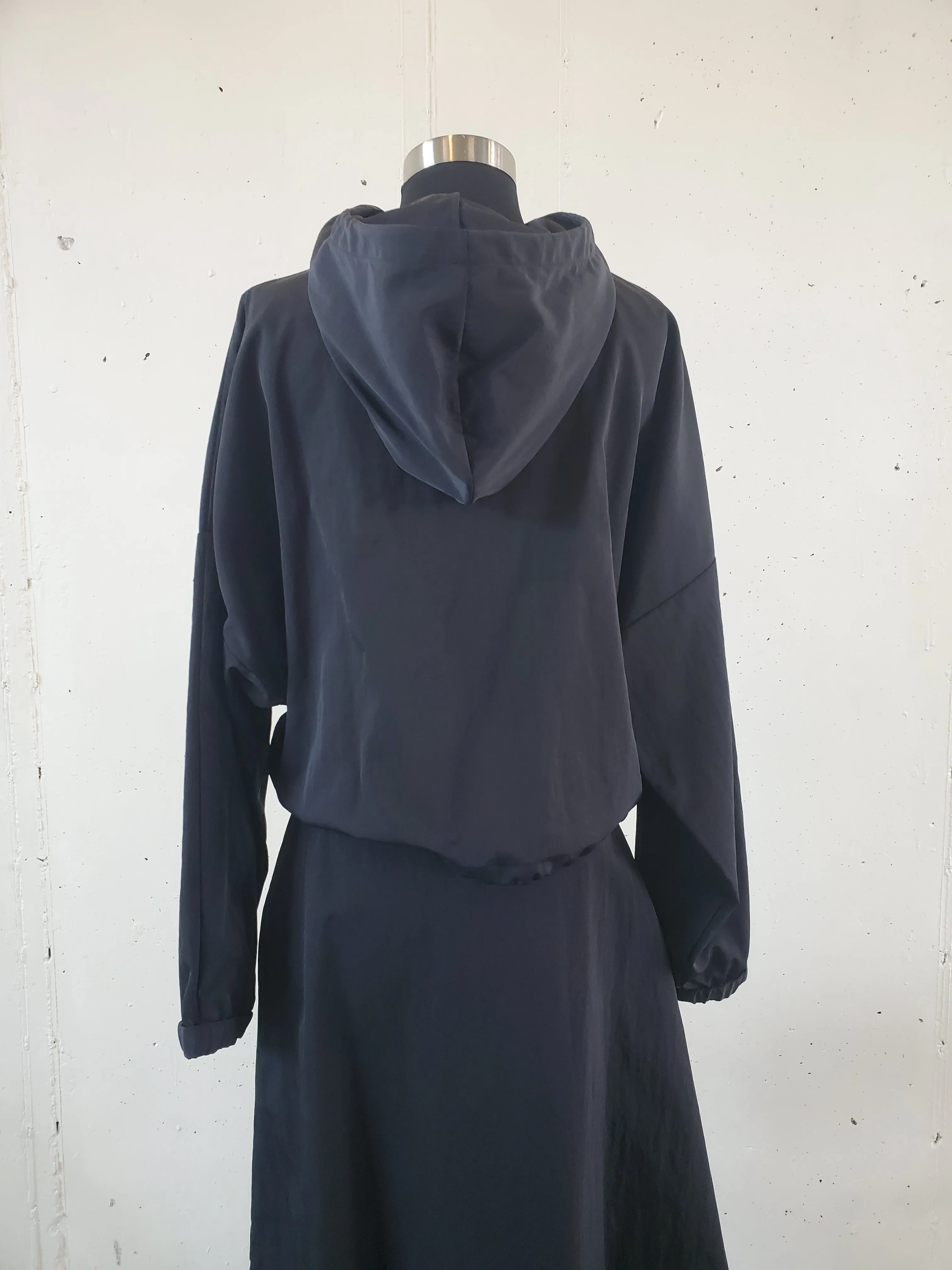 Zip Hooded Pullover - Midnight Nylon sold by NOMIA product image thumbnail 3