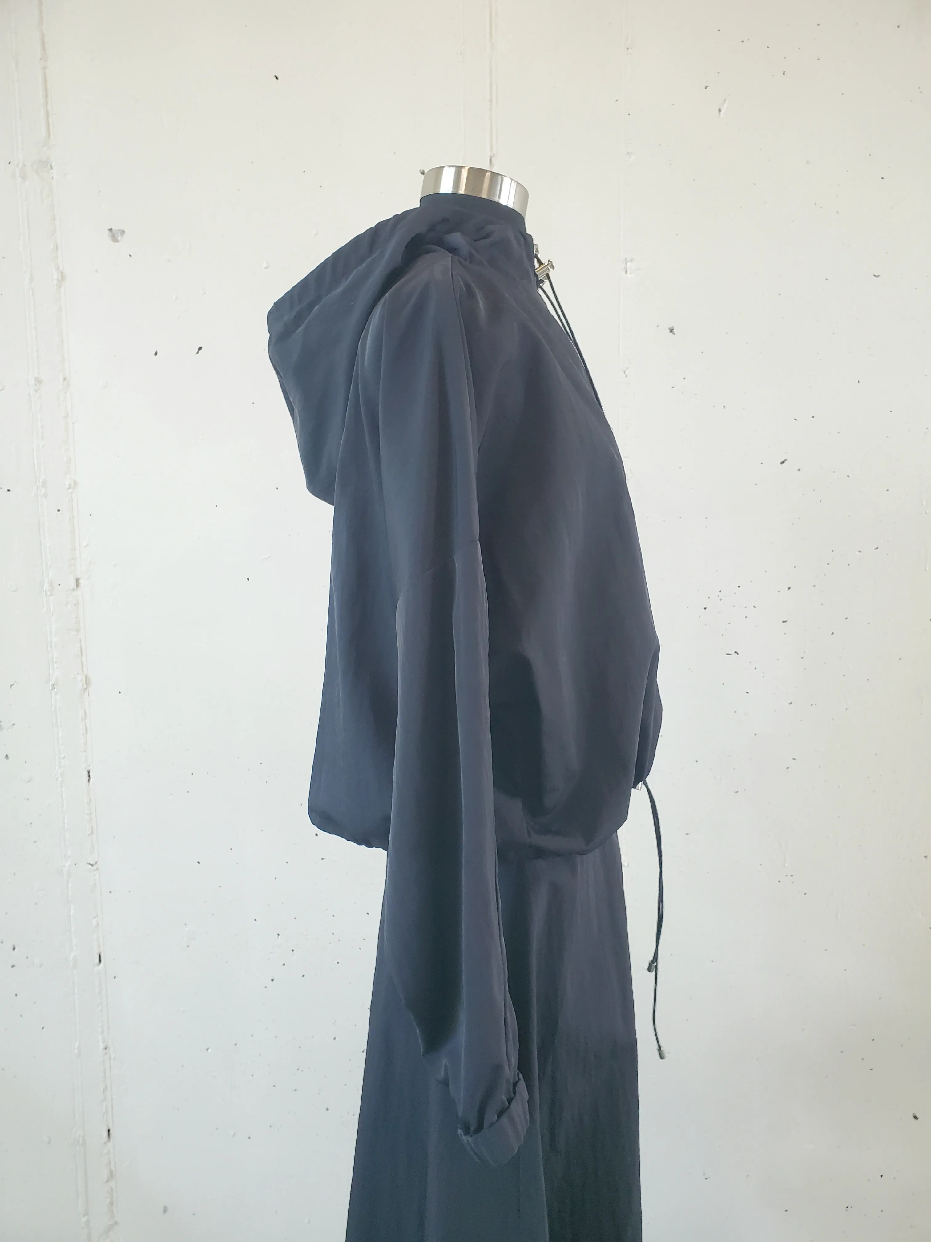 Zip Hooded Pullover - Midnight Nylon sold by NOMIA product image thumbnail 2