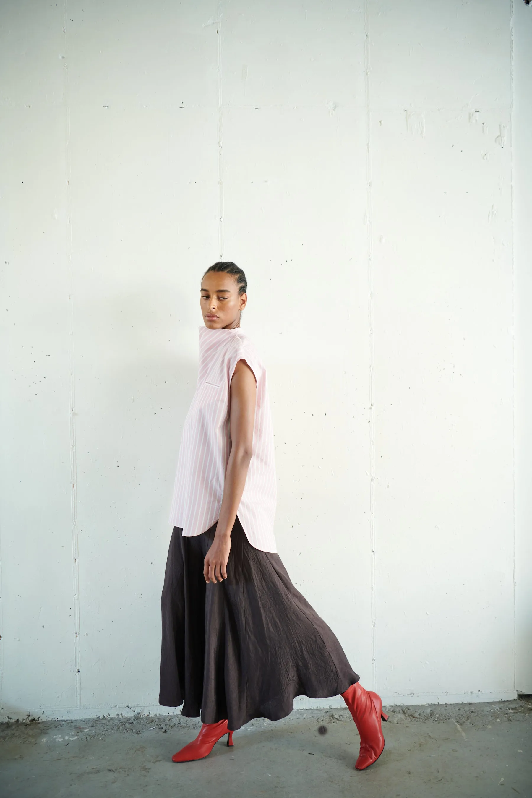 Sleeveless Anorak Top - Rose Stripe sold by NOMIA product image thumbnail 2