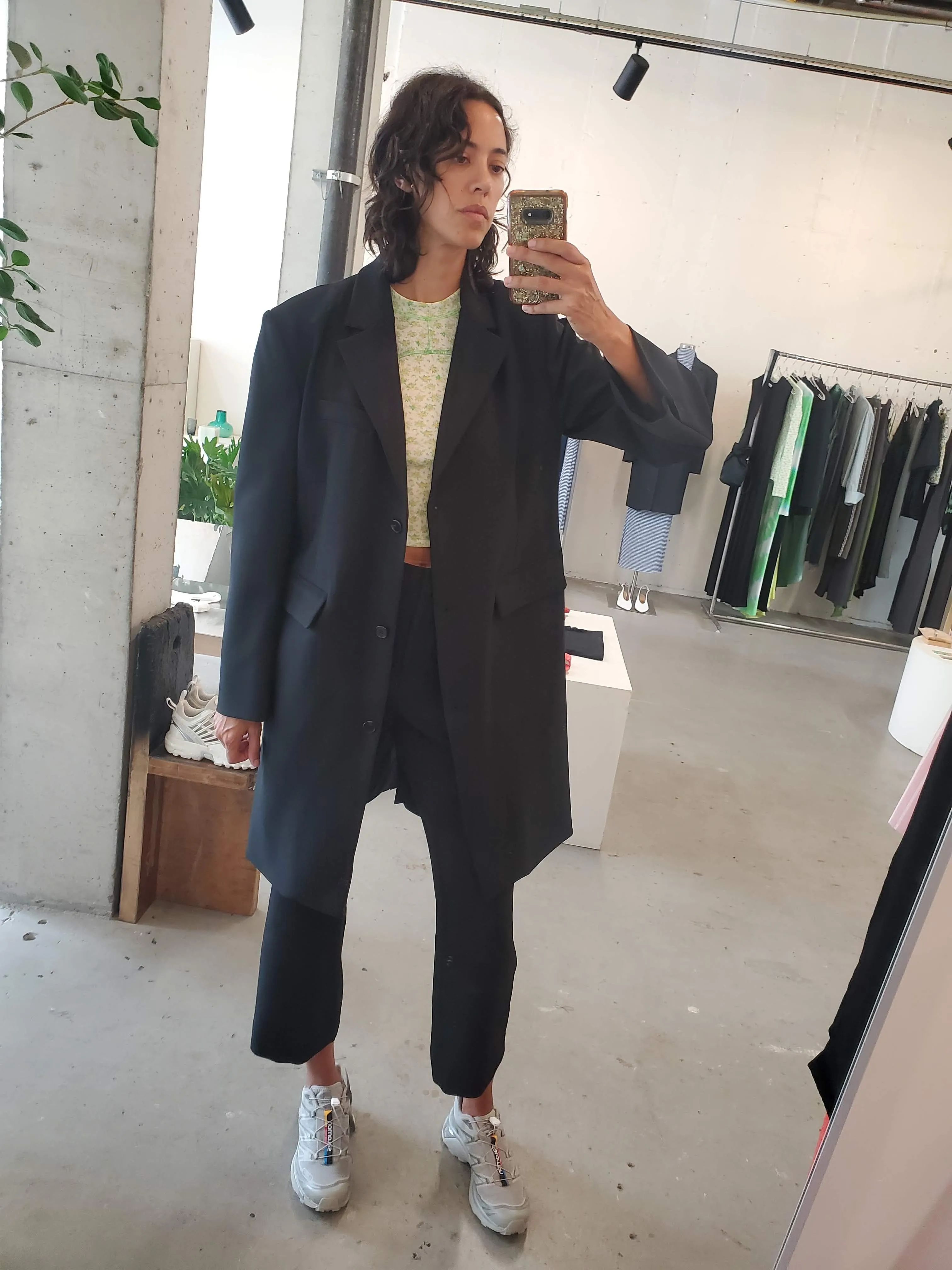 Oversize Long Blazer - Black sold by NOMIA product image thumbnail 2