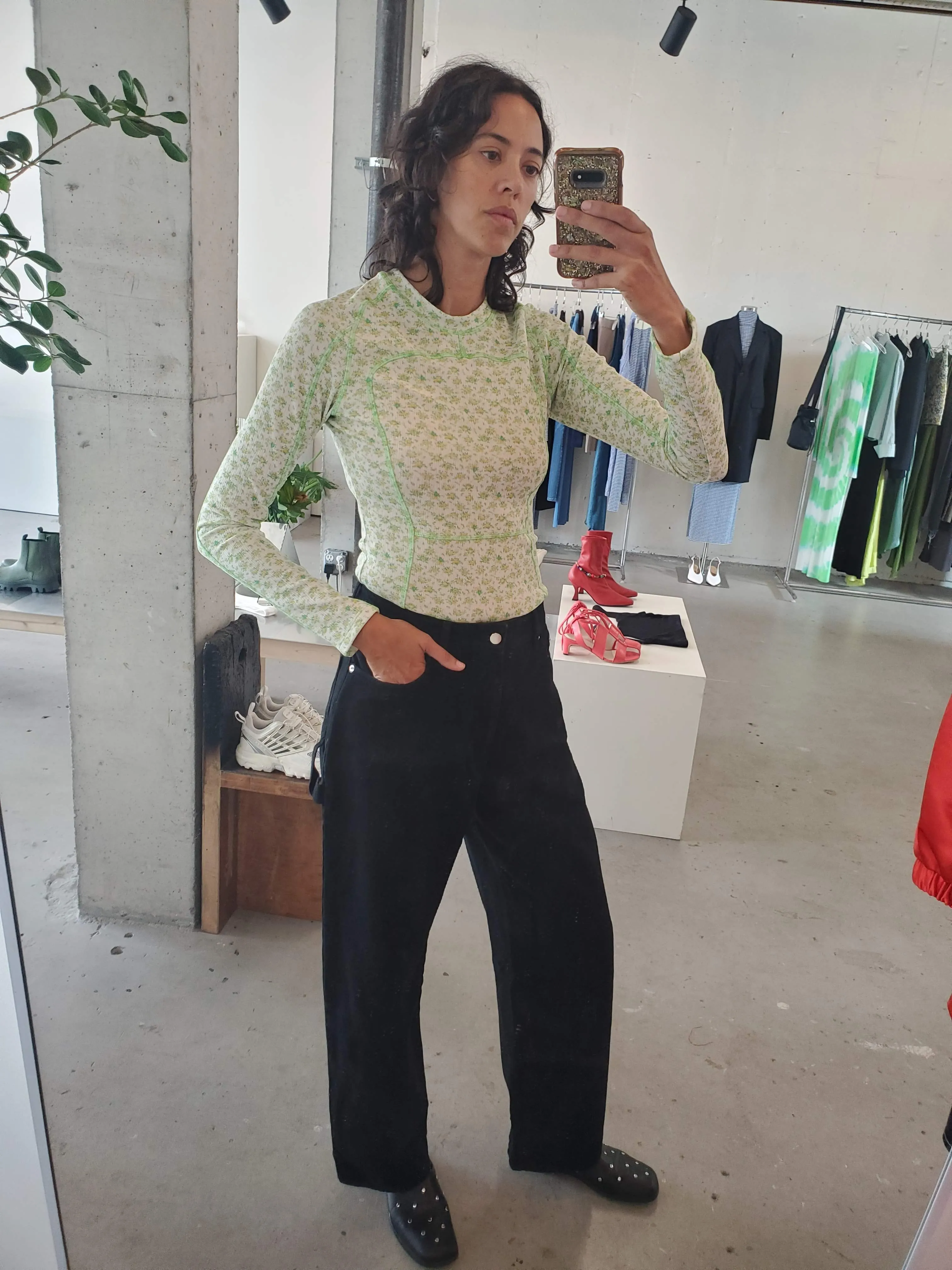 Drop Wide Leg Jeans - Black sold by NOMIA product image thumbnail 2