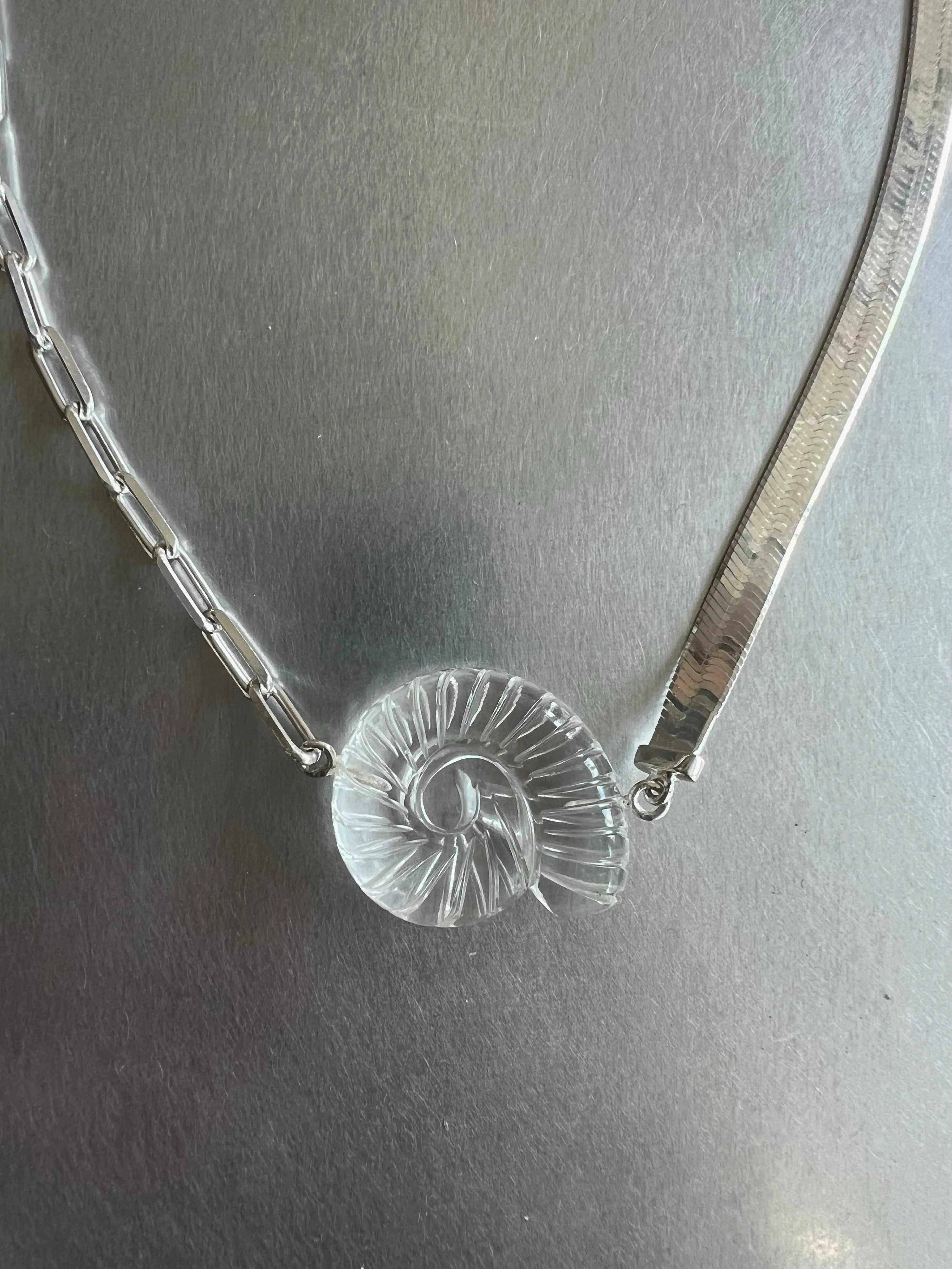 Crystal Shell Necklace sold by NOMIA product image thumbnail 3