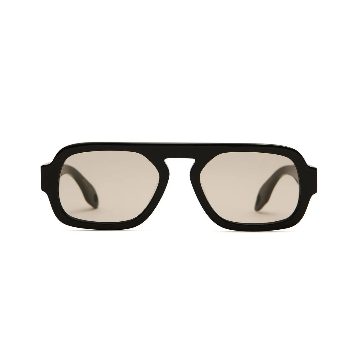 Elisa Johnson - Mini Jane Gloss Black Sunglasses sold by NOMIA
