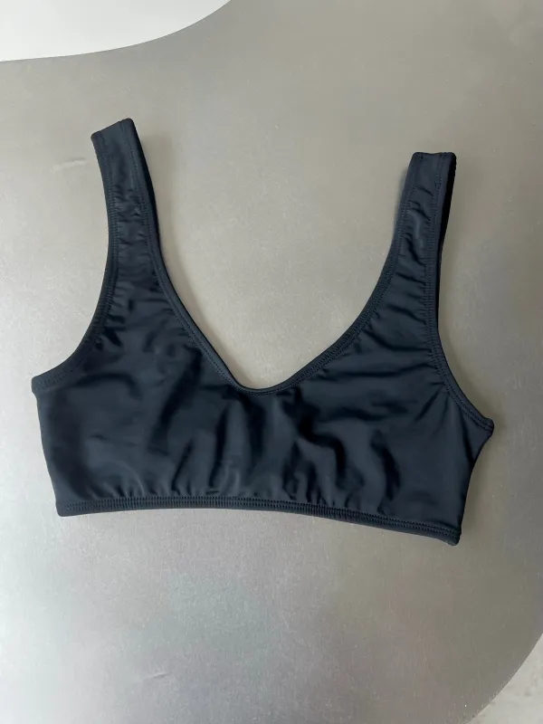 Calomel - Orco Bikini Top - Black sold by NOMIA