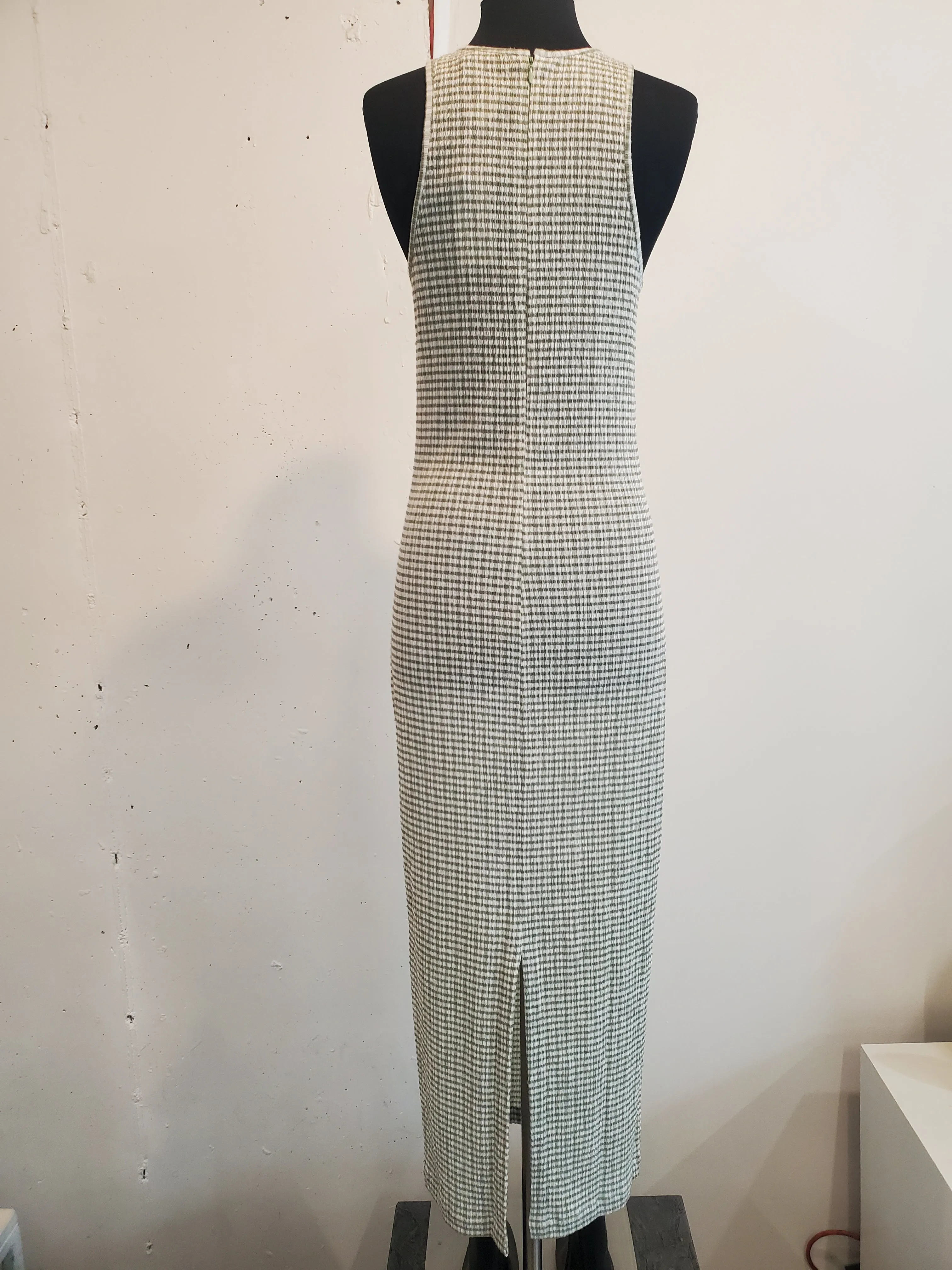 Racerback Maxi Dress - Mint / White Gingham sold by NOMIA product image thumbnail 4