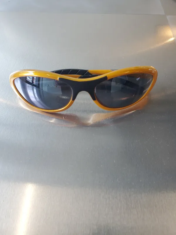 Vintage Italian Sunglasses - Orange Wraparound made by NOMIA