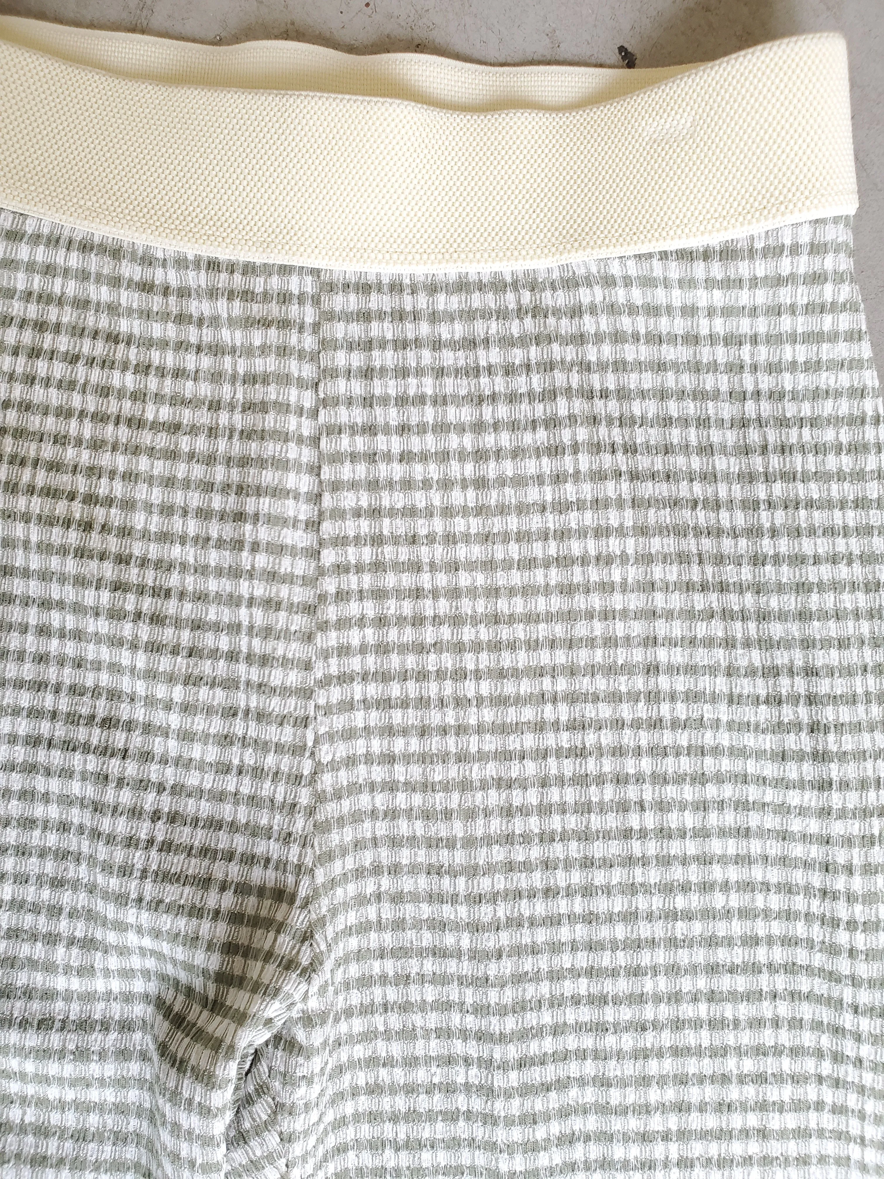 Long Knit Pants - Mint Green Gingham sold by NOMIA product image thumbnail 2