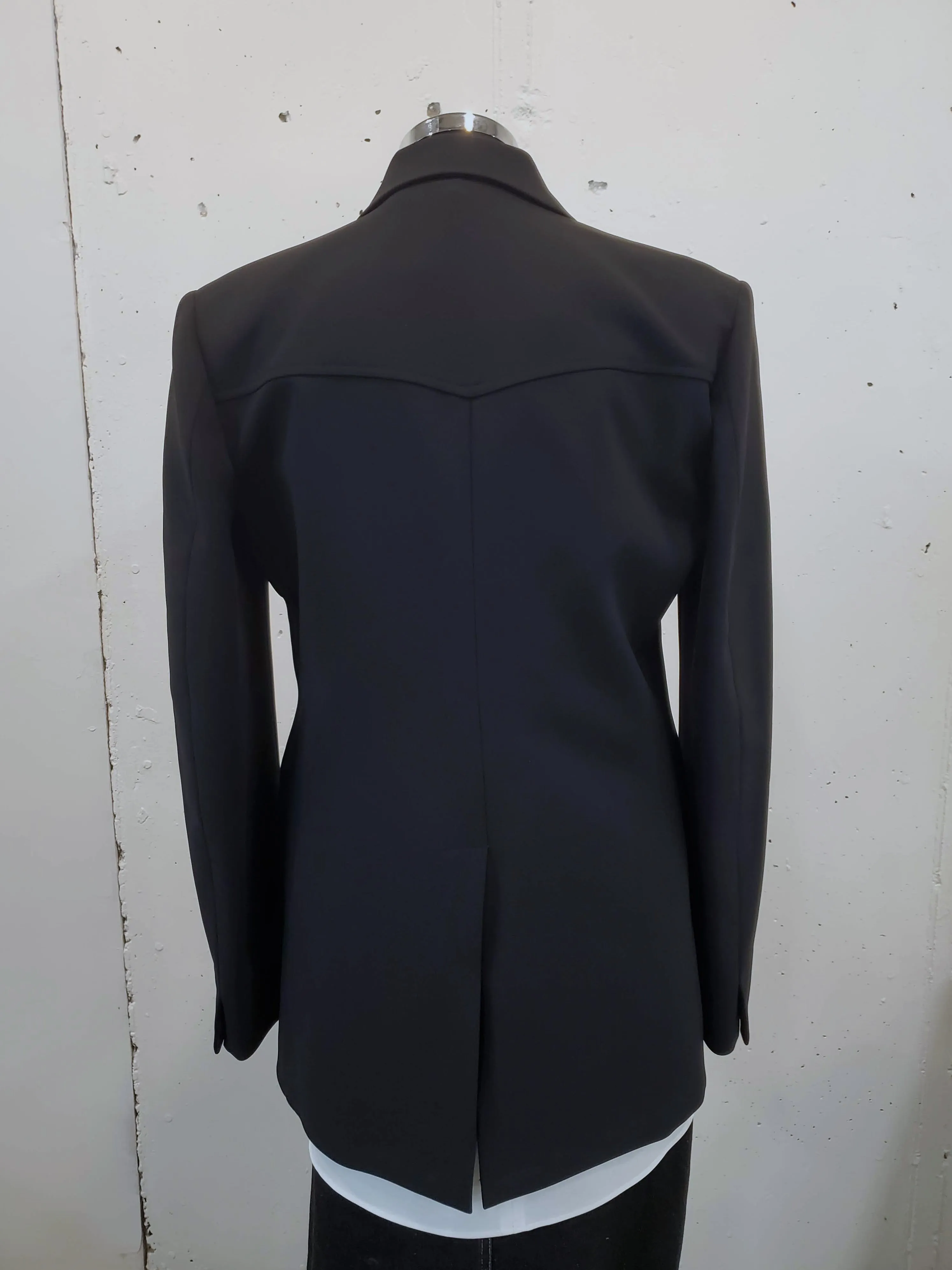 Oversized Yoke Blazer - Black sold by NOMIA product image thumbnail 2