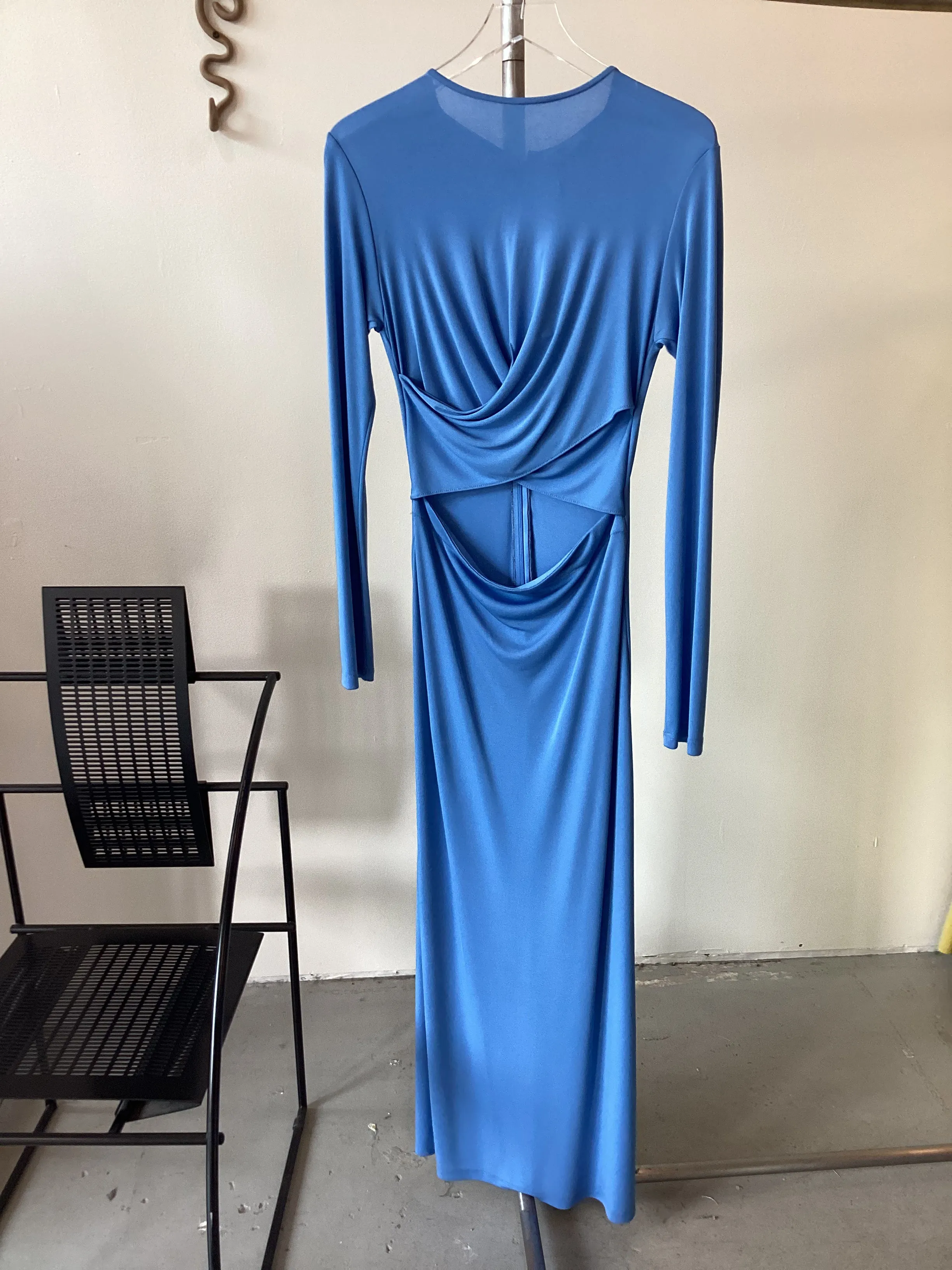 Draped Overlay Dress - Ocean sold by NOMIA product image thumbnail 4