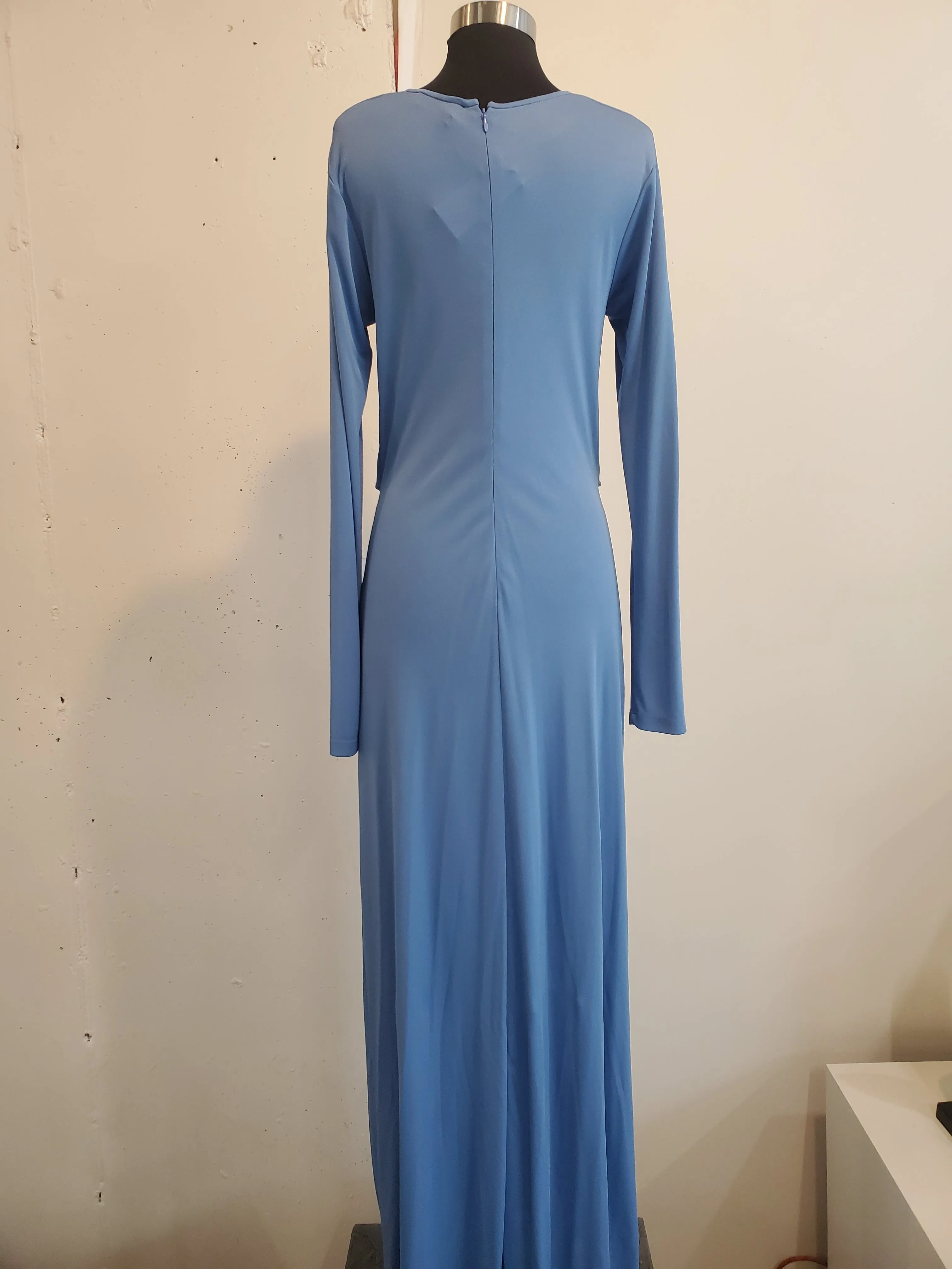 Draped Overlay Dress - Ocean sold by NOMIA product image thumbnail 3