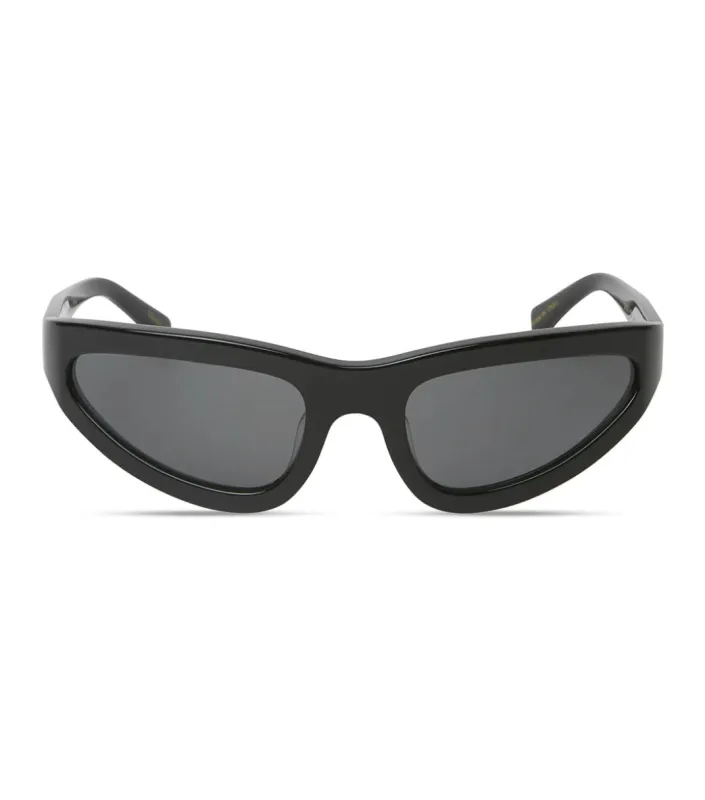 Elisa Johnson - Sham Wraparound Sunglasses Black sold by NOMIA