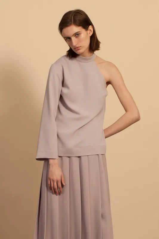 Midi Pleated Skirt - Mauve sold by NOMIA