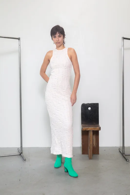 Racerback Maxi Dress - Ecru made by NOMIA