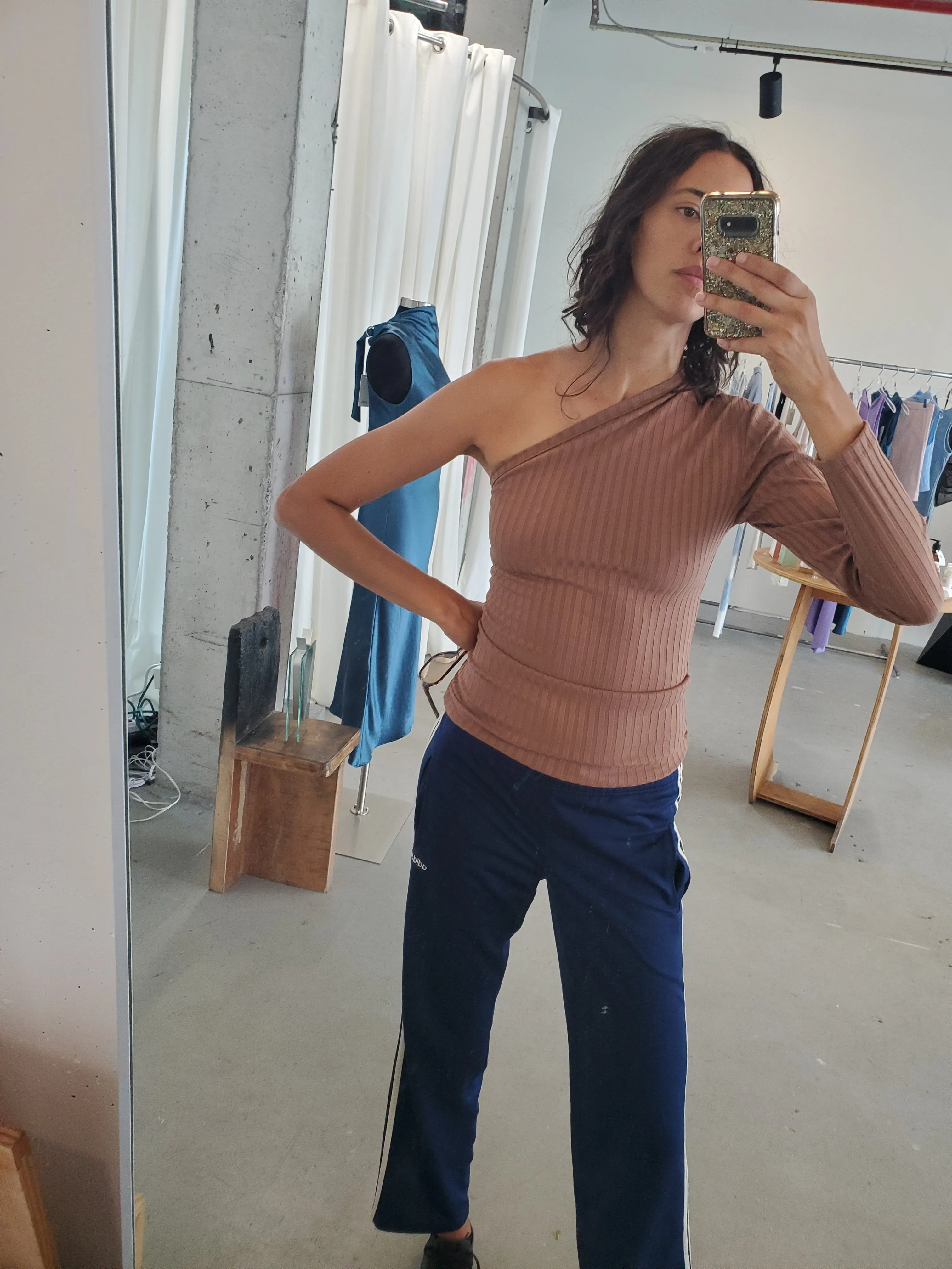 One Sleeve Top - Russet sold by NOMIA product image thumbnail 3