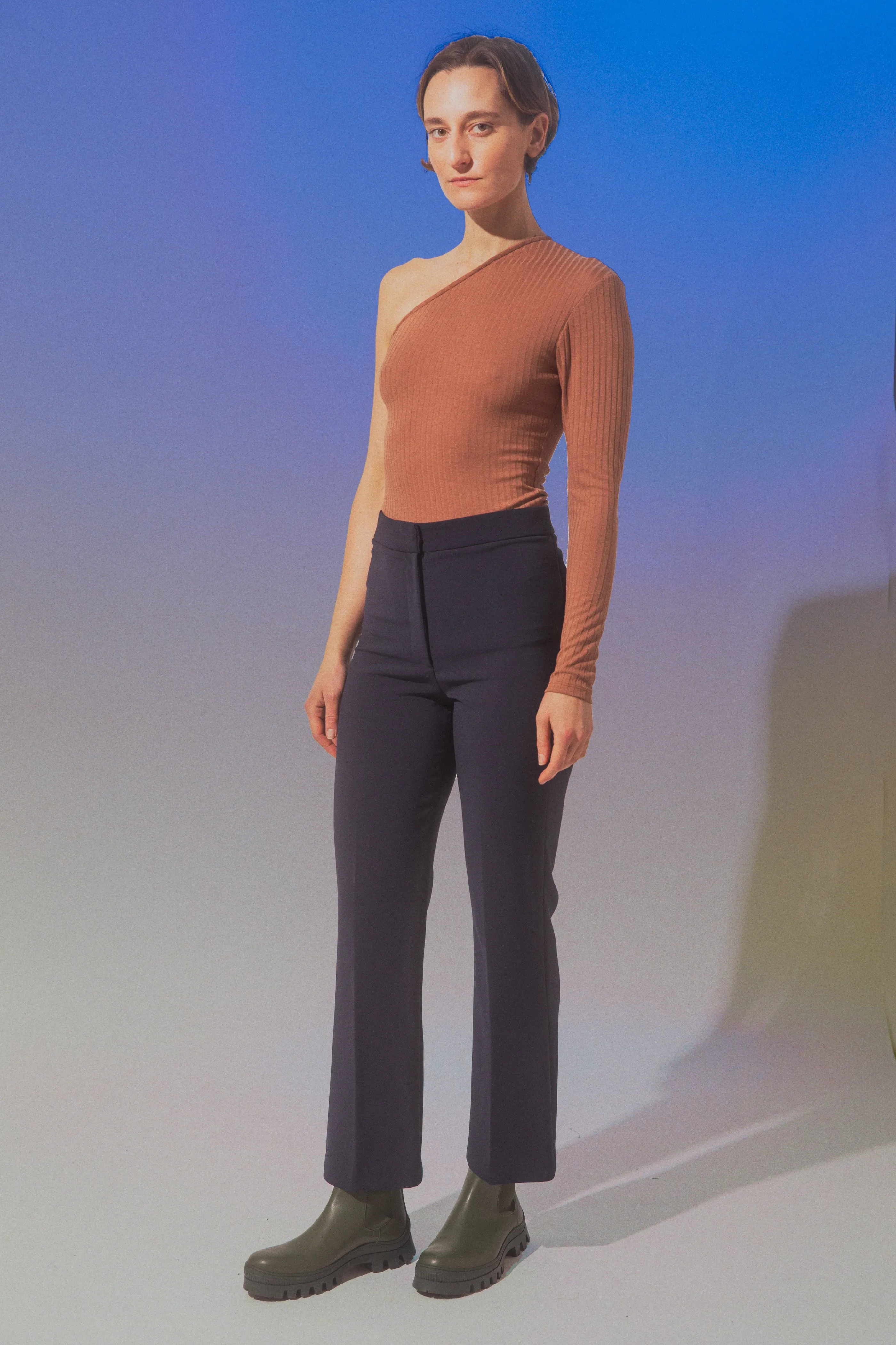 One Sleeve Top - Russet sold by NOMIA