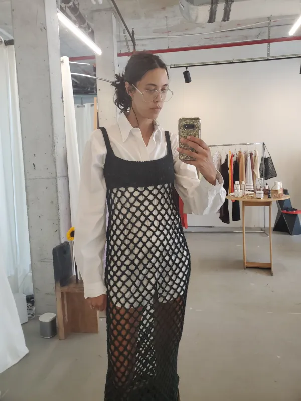 Nia Thomas Oshun Dress - Black made by NOMIA