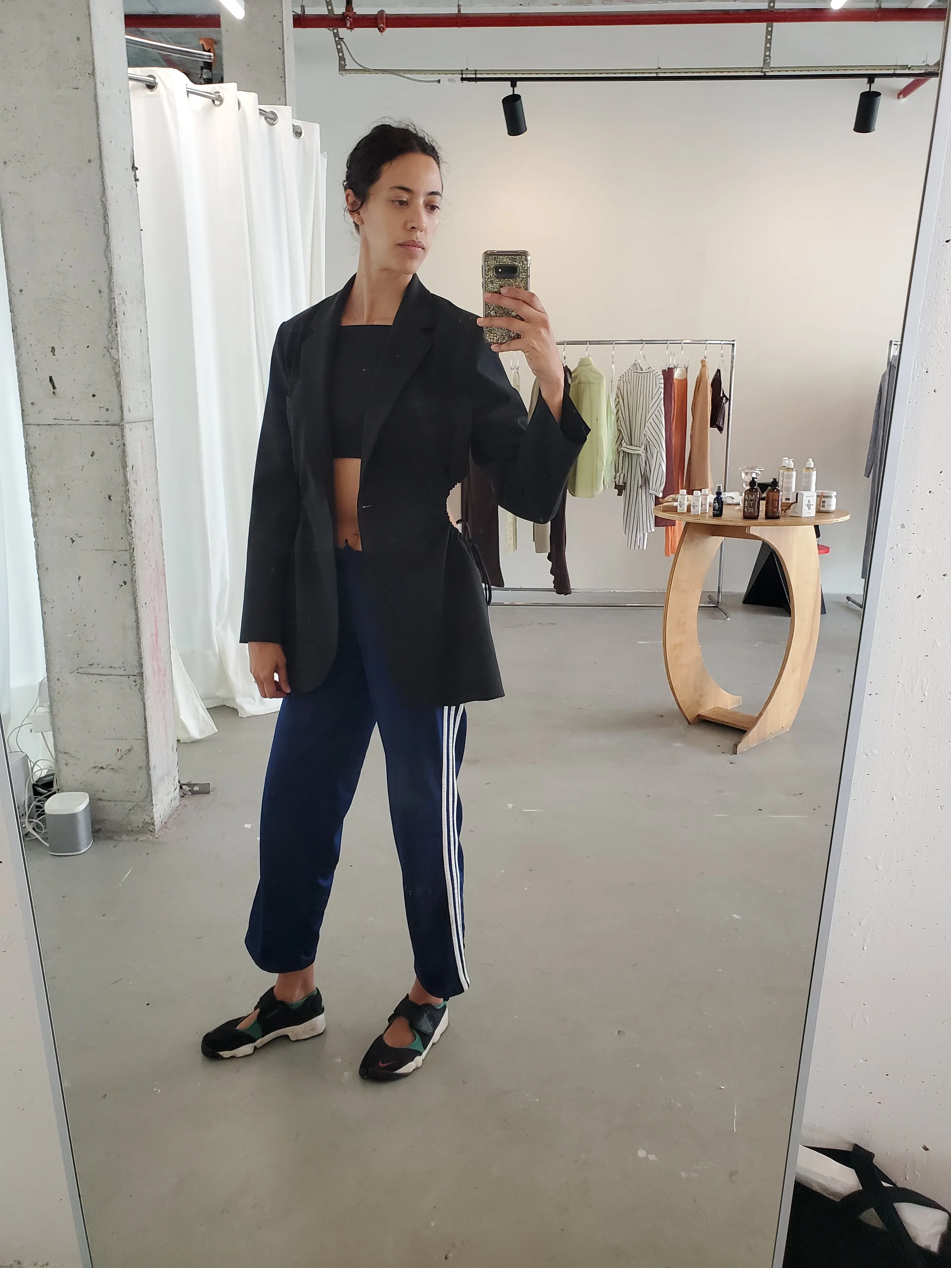 Cutout Drawcord Blazer - Black sold by NOMIA product image thumbnail 2