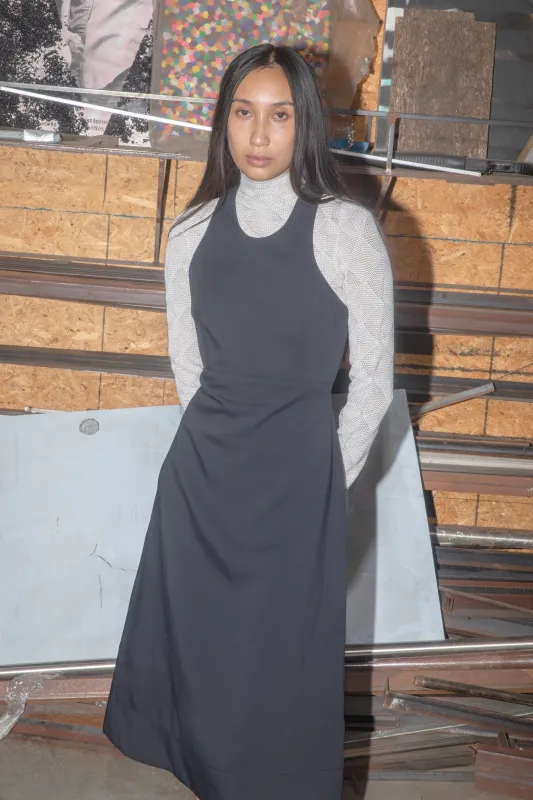 Optical Knit Sweater - Ecru / Sand made by NOMIA