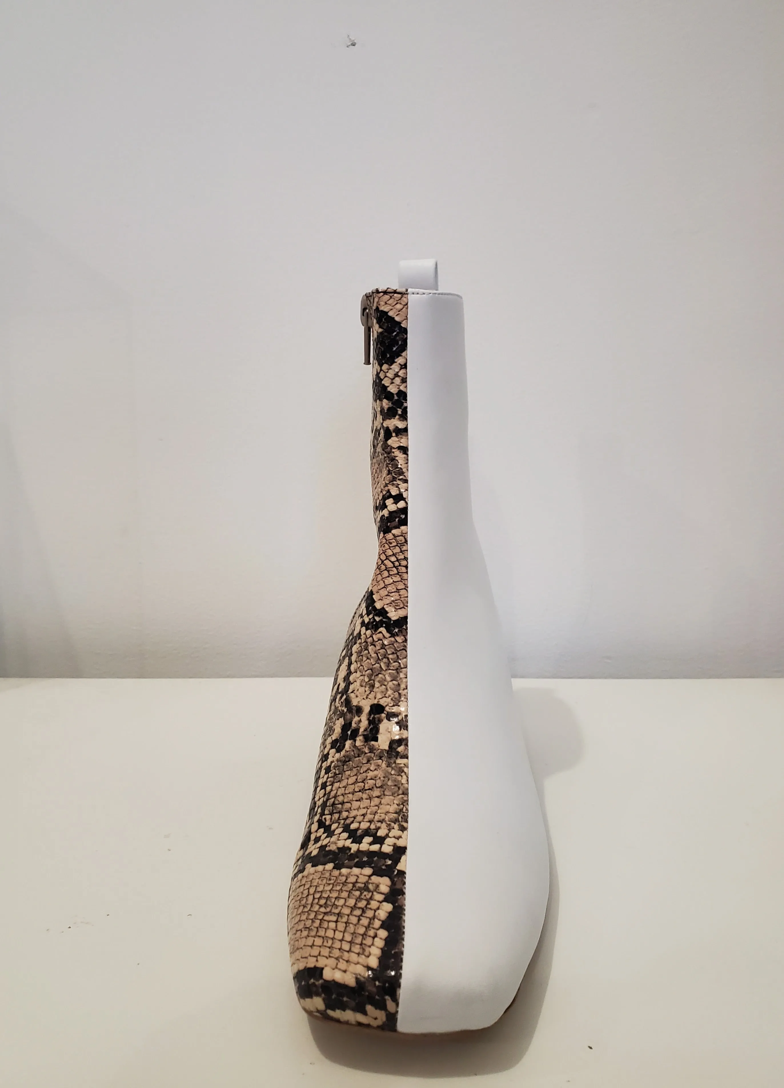 Teo Boot - White / Beige Snake sold by NOMIA product image thumbnail 3