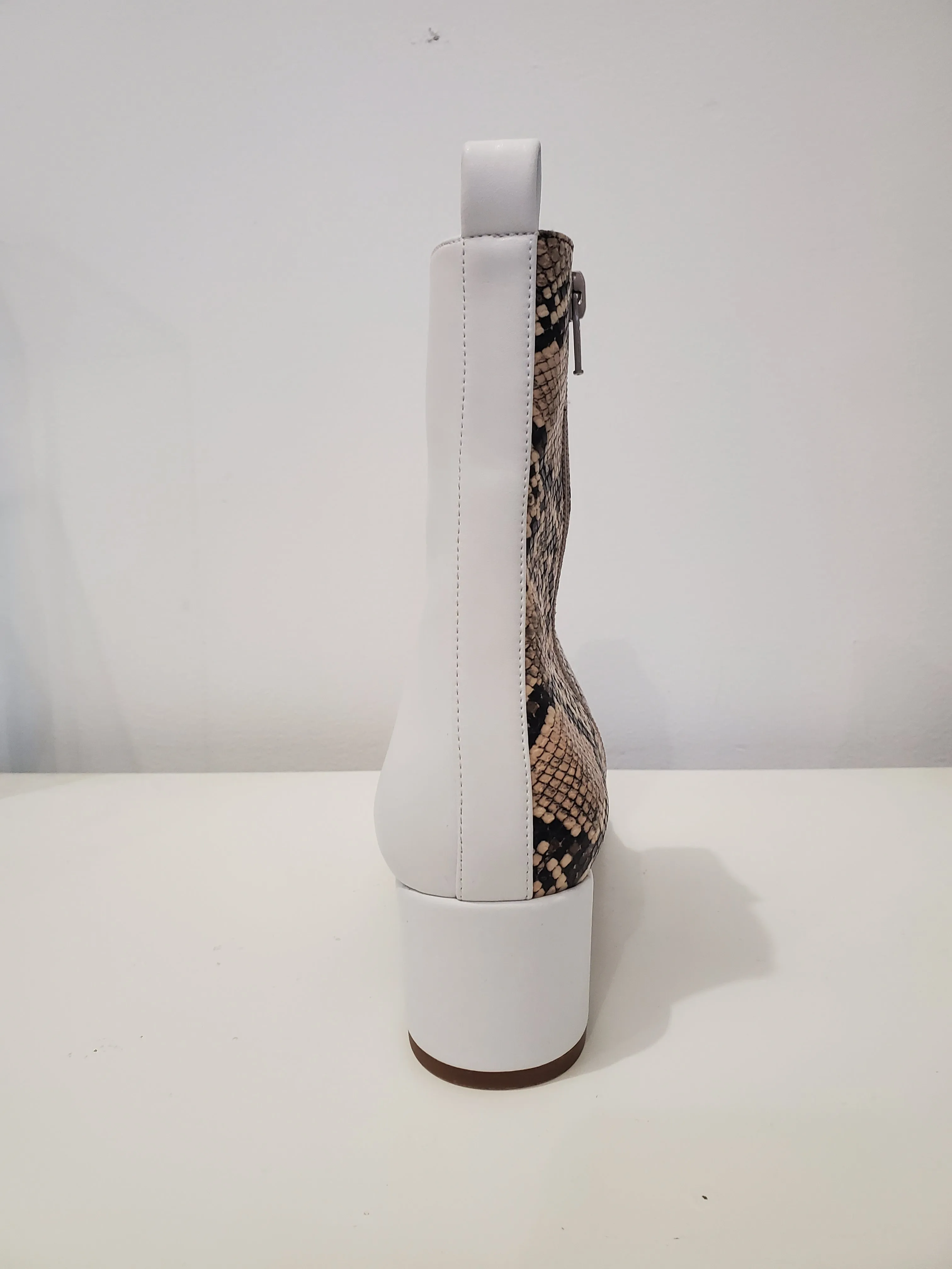 Teo Boot - White / Beige Snake sold by NOMIA product image thumbnail 4