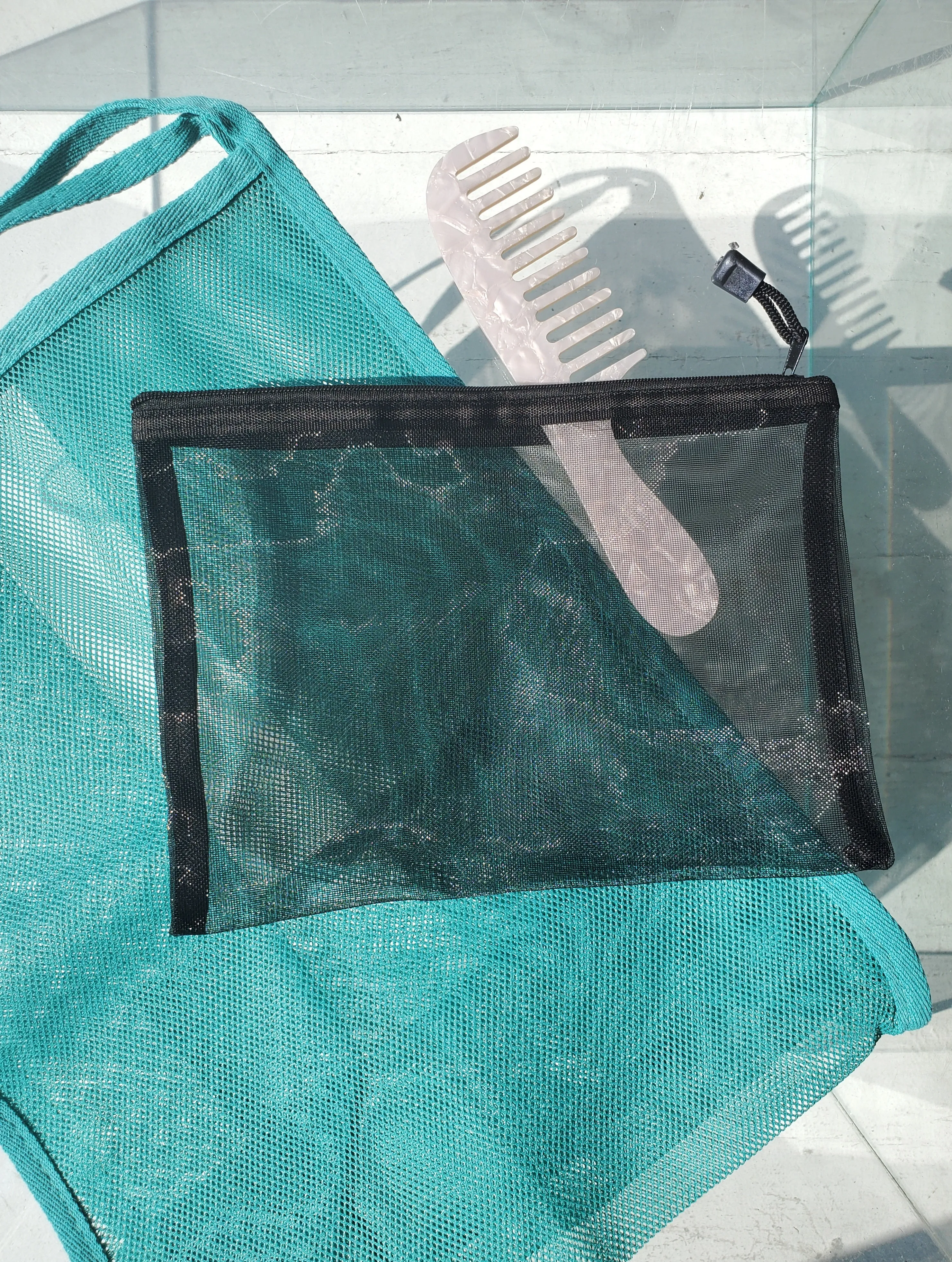 Mesh Tote - Sea Green sold by NOMIA product image thumbnail 3