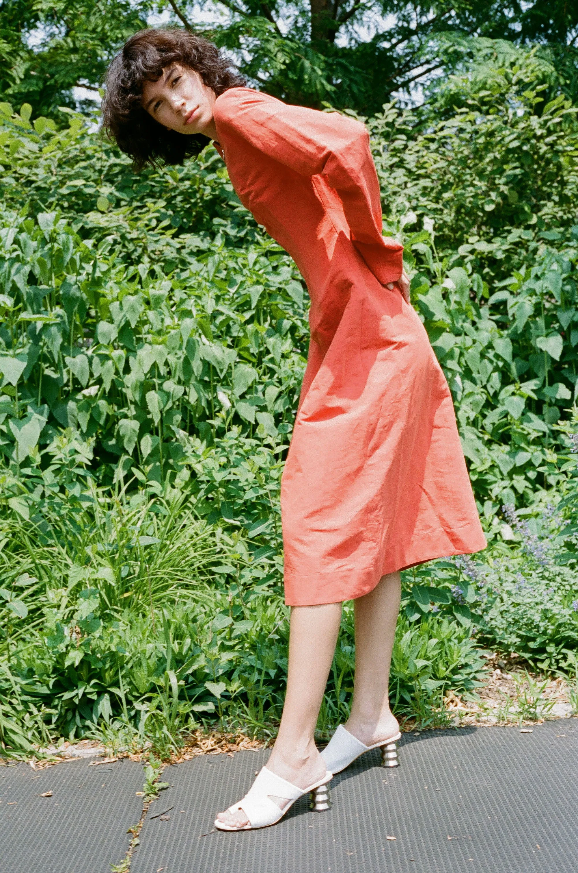 Zip Front Dress With Boning - Poppy sold by NOMIA product image thumbnail 2