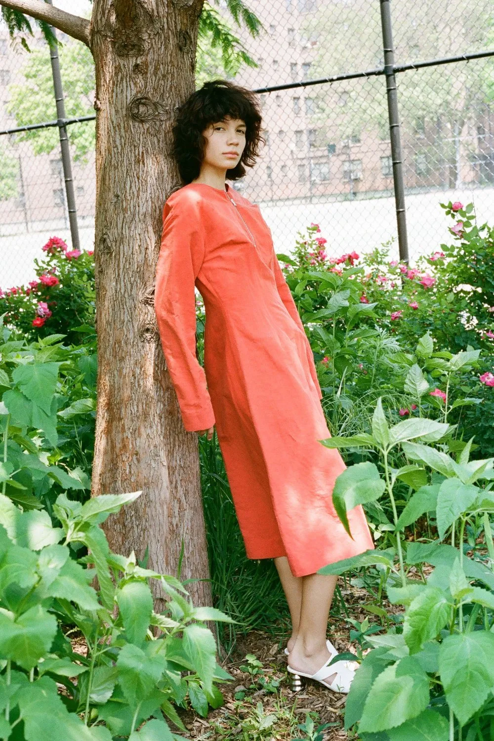 Zip Front Dress With Boning - Poppy sold by NOMIA