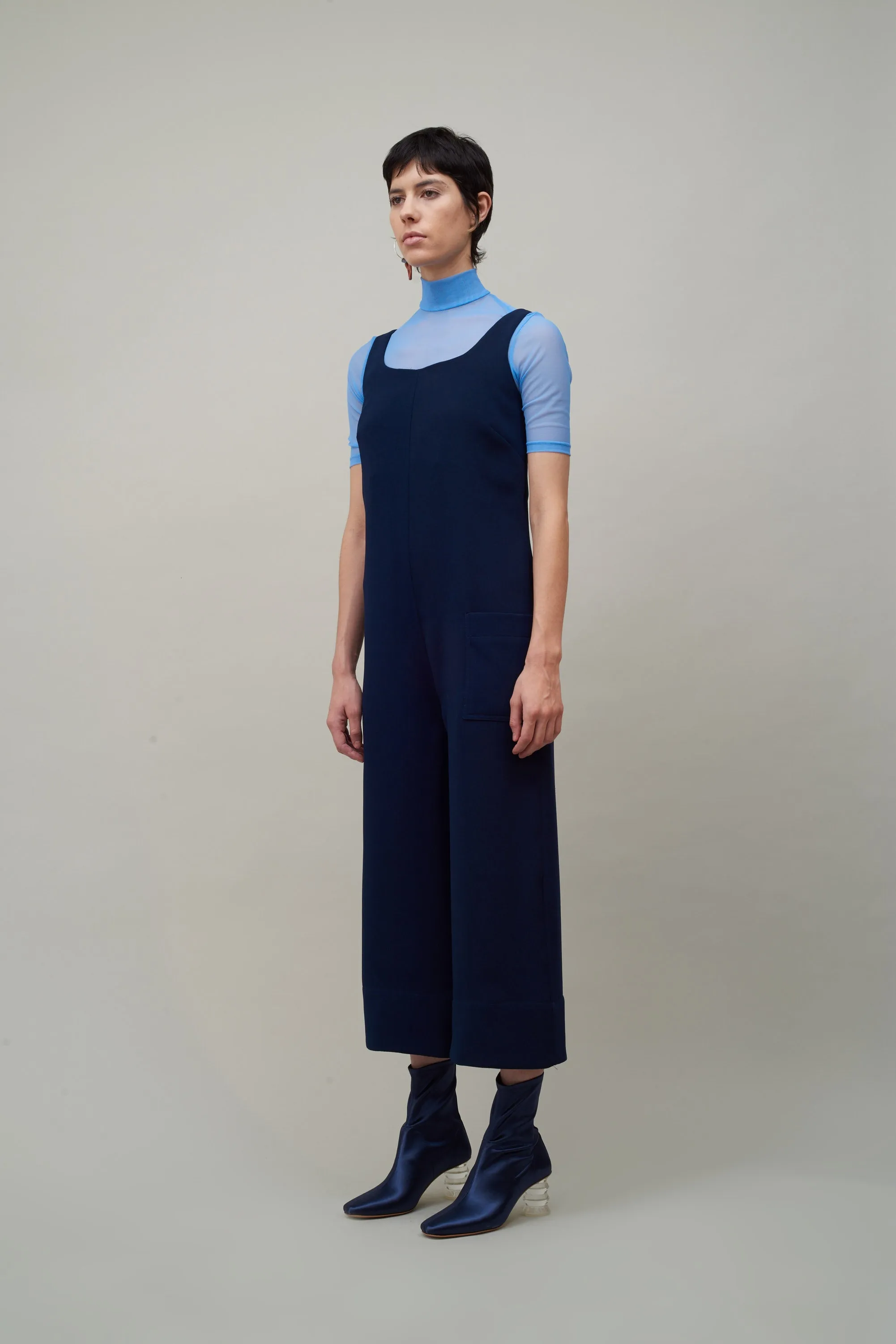WIDE LEG JUMPSUIT - NAVY sold by NOMIA product image thumbnail 2