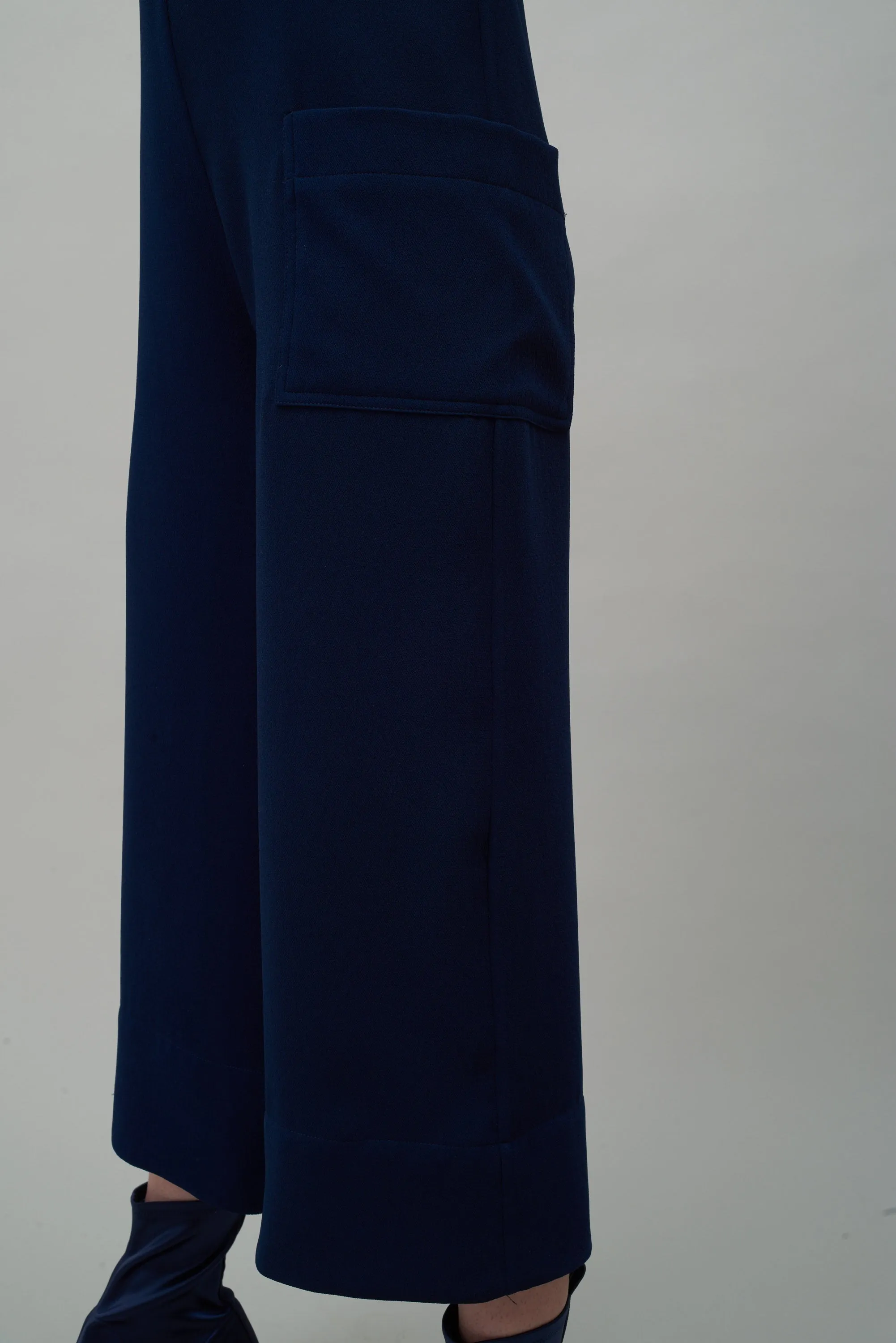 WIDE LEG JUMPSUIT - NAVY sold by NOMIA product image thumbnail 3